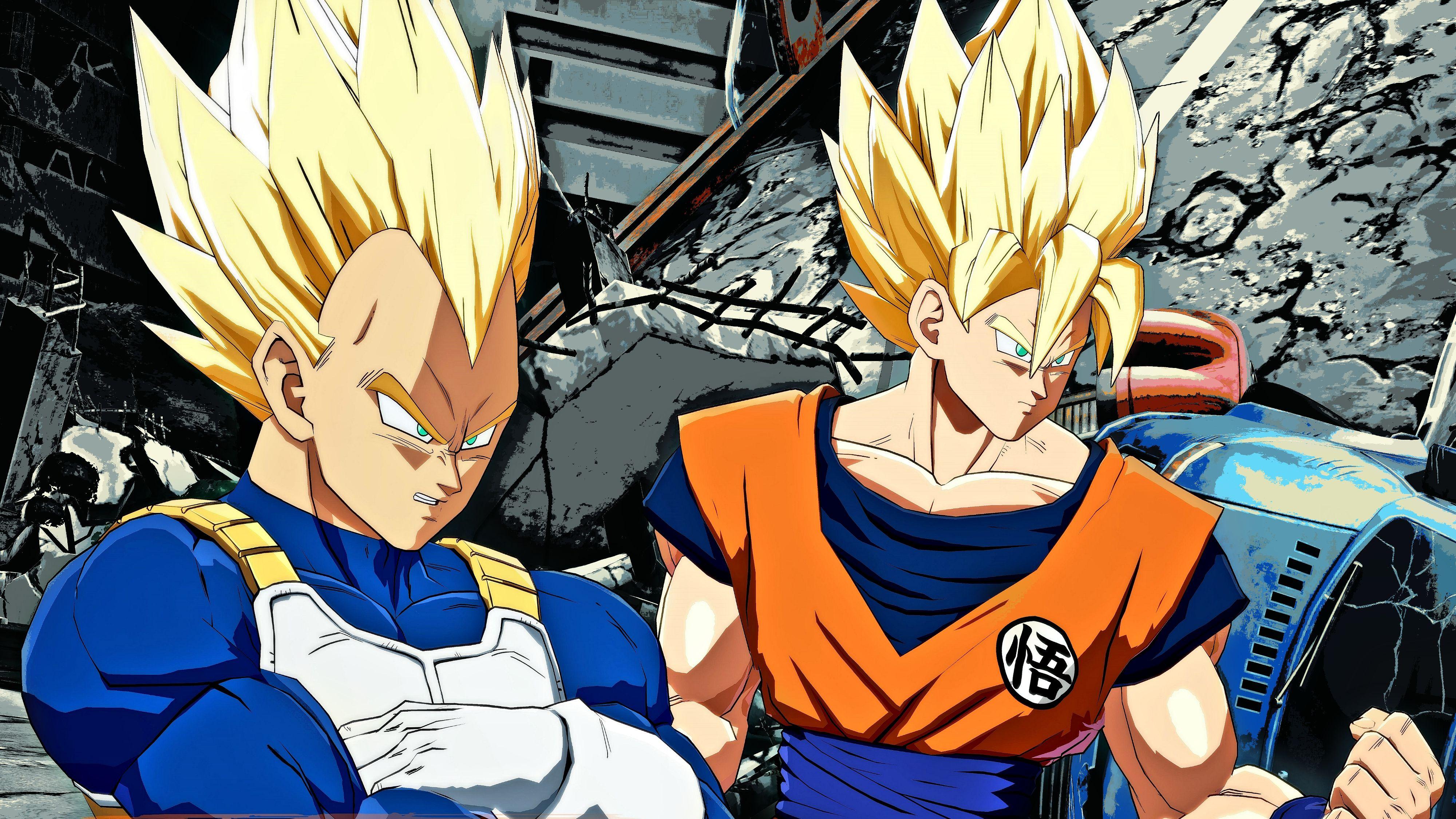 4000x2250 Vegeta And Goku Wallpaper