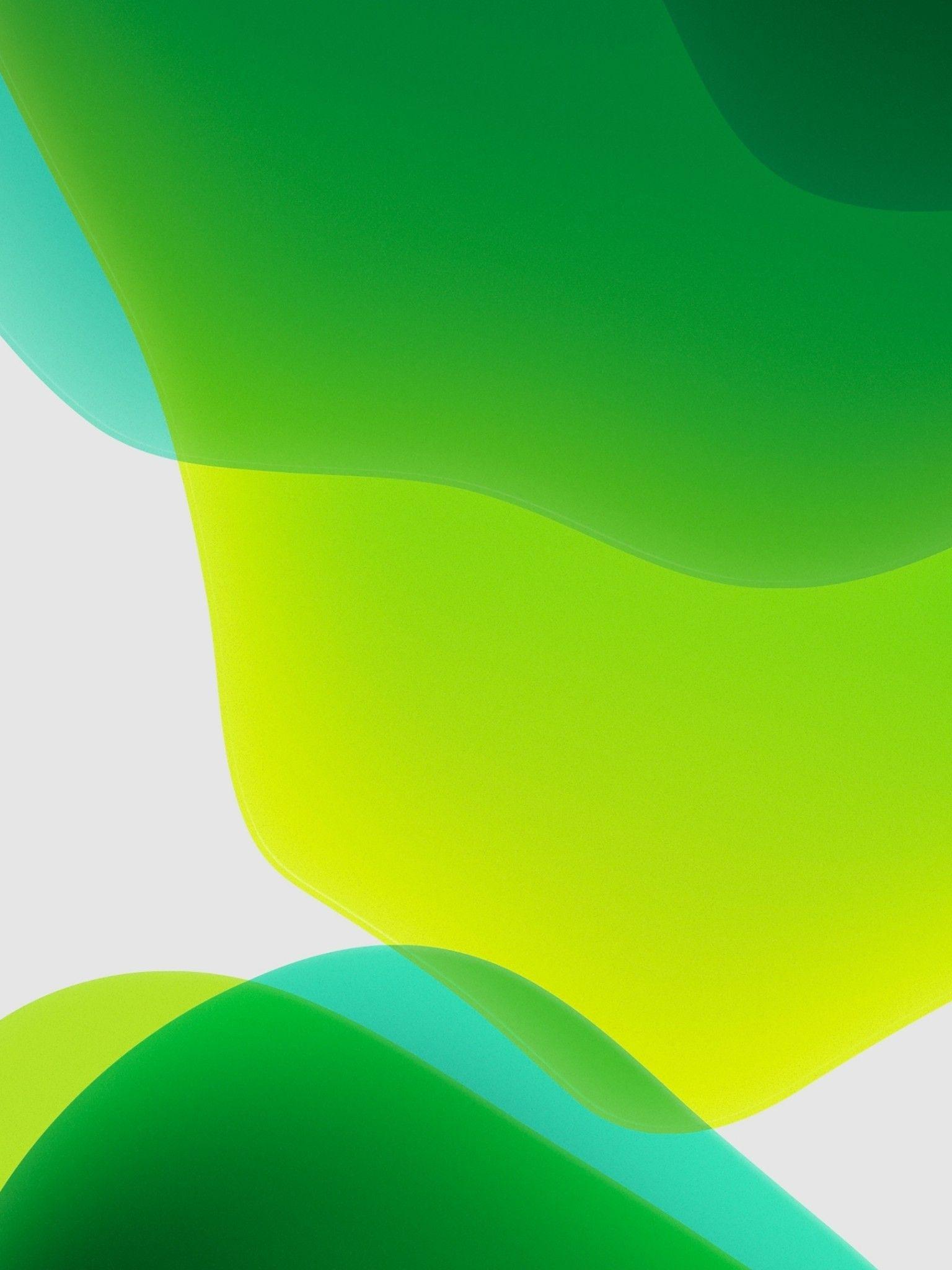 1536x2048 Download 1536x2048 Green Bubbles, iPados Stock Wallpaper