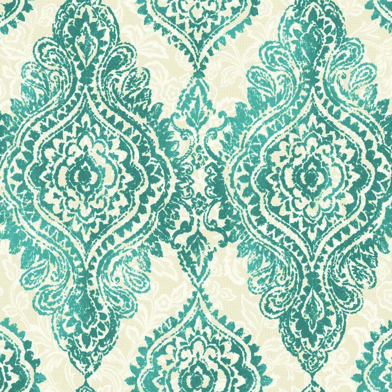 1298x1298 WallpapHER Boho Chic 27' x 27 Damask 3D Embossed Wallpaper Roll