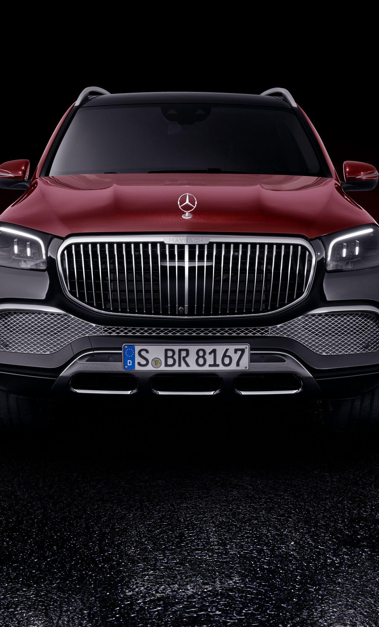 1280x2120 Download Luxury Car, SUV, Front View, Mercedes Maybach GLS 600