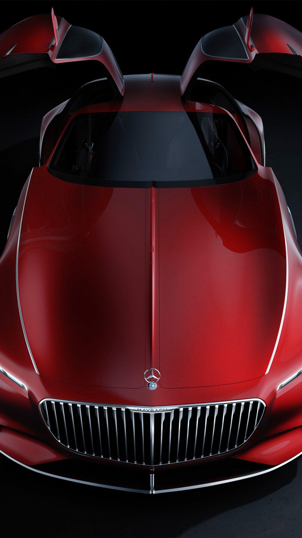 1242x2208 Mercedes Maybach Vision 6 Front Wallpaper for iPhone Pro Max