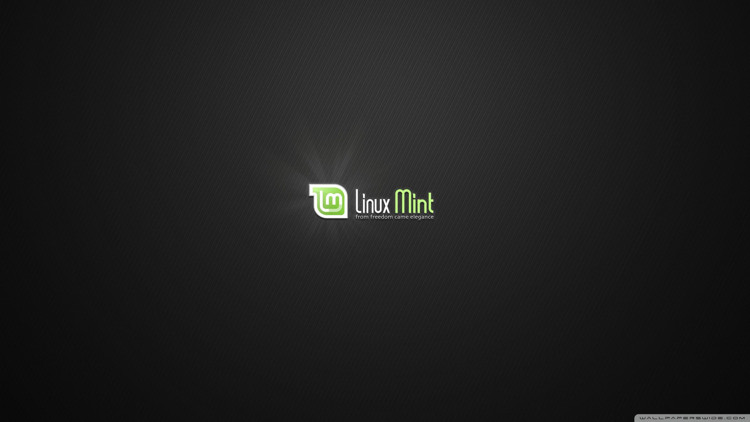 2560x1440 Linux Mint Dark Ultra HD Desktop Background Wallpaper for 4K UHD