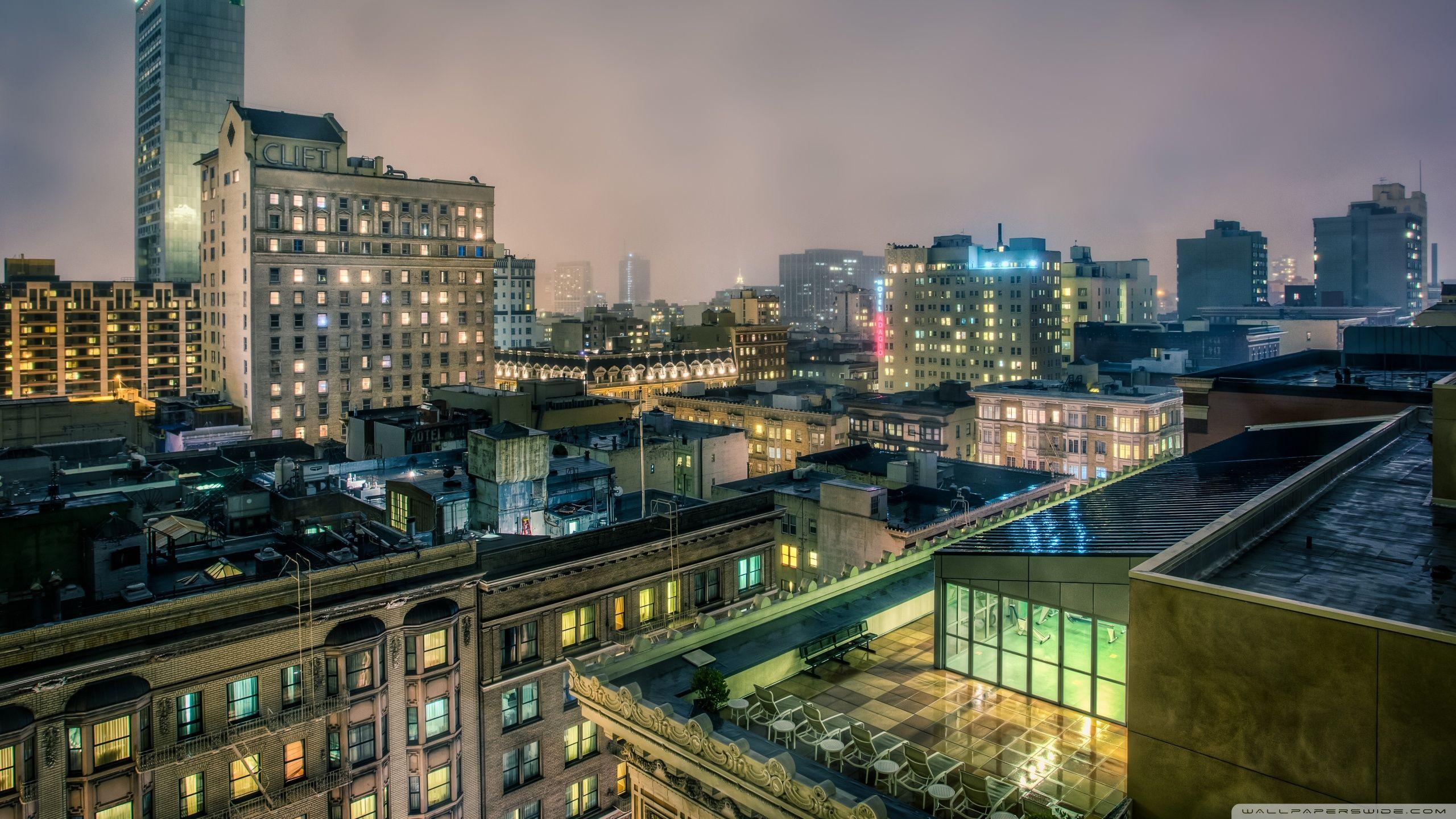 2560x1440 San Francisco Rooftops ❤ 4K HD Desktop Wallpaper for 4K Ultra HD TV