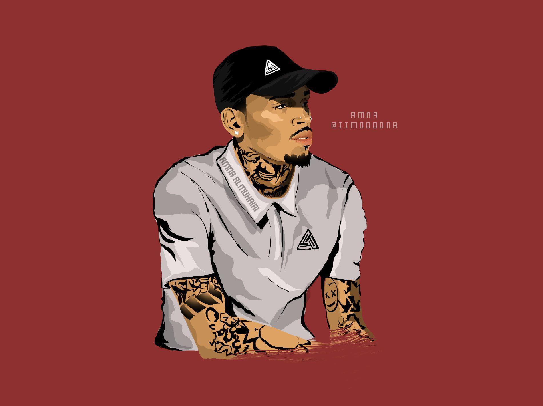 1900x1423 Wallpaper Cartoon Wallpaper Chris Brown