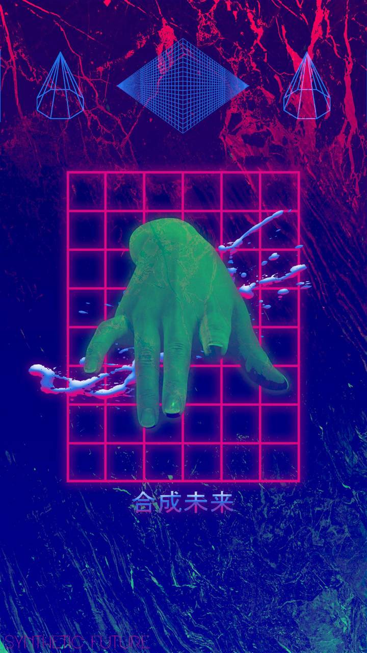 720x1280 3D glitch wallpaper