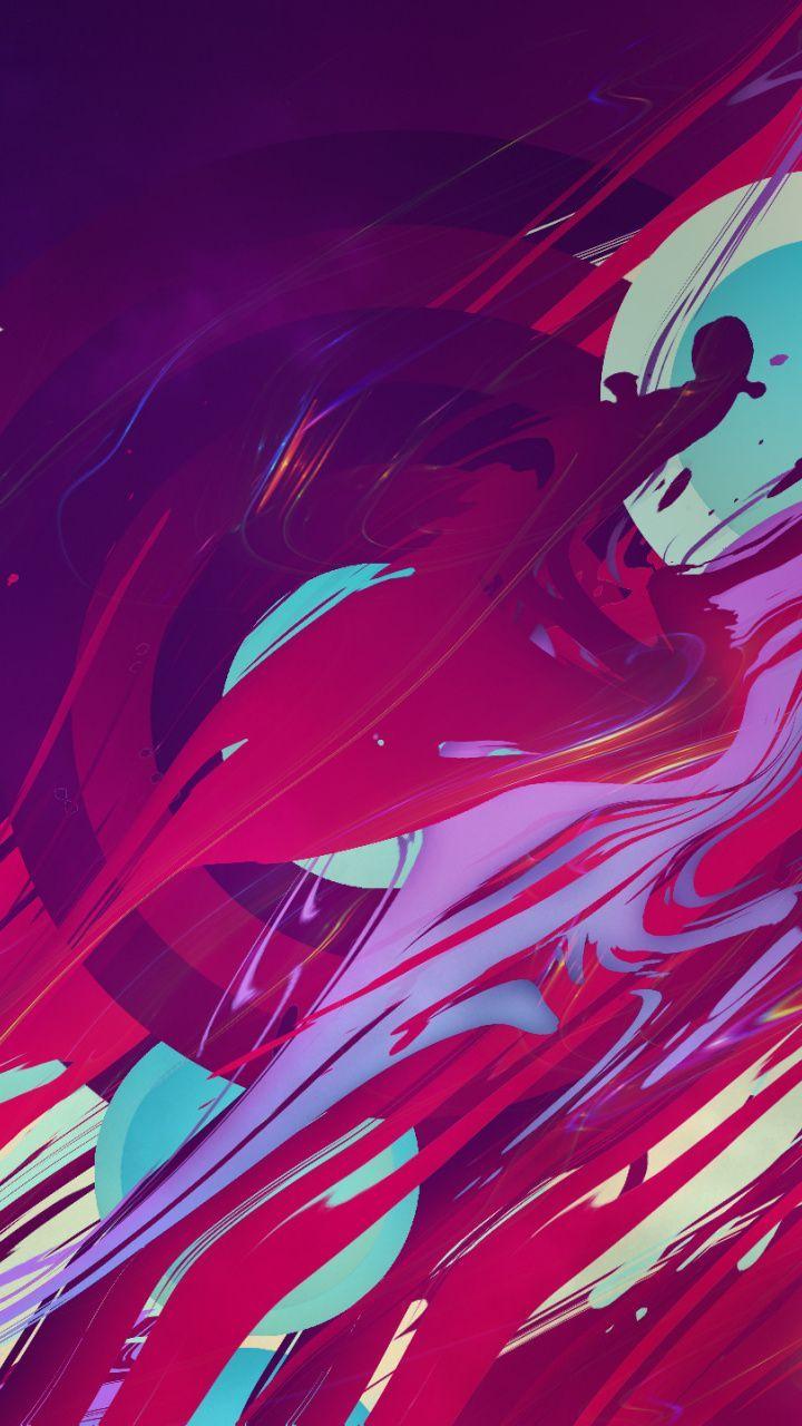 720x1280 Geometric, glitch, waves, abstract, 720x1280 wallpaper. Abstract