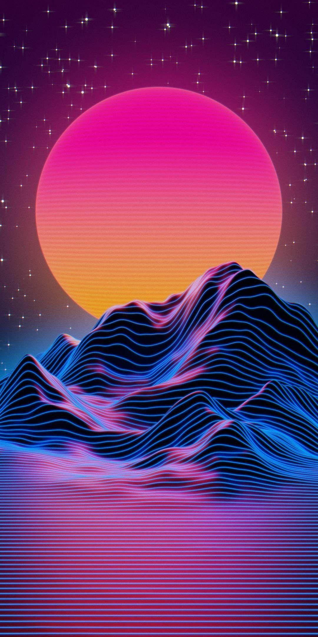 1080x2160 Art wallpaper. Vaporwave wallpaper, Abstract