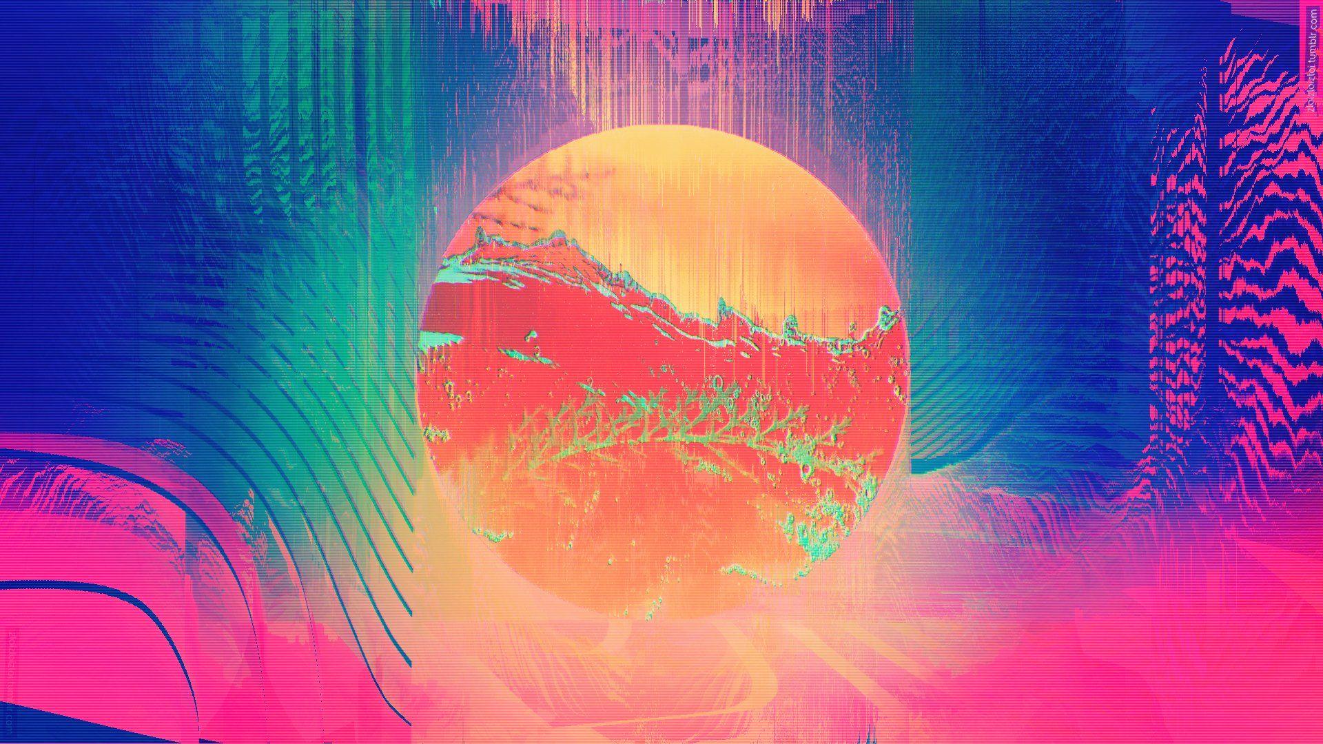 1920x1080 Glitch HD Wallpaper