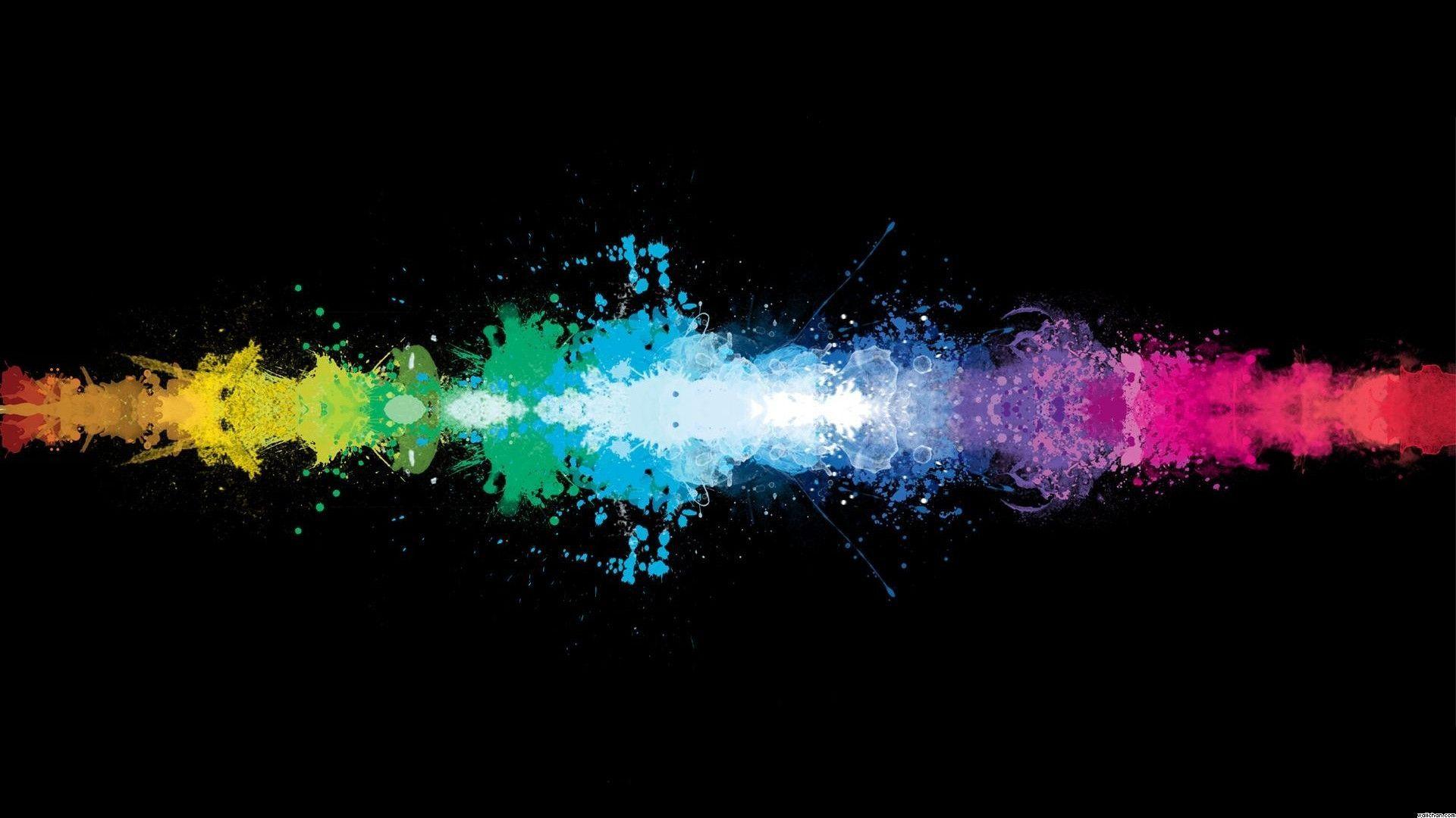 1920x1080 Free download Colorful Paint Splatter Background HD 1080P 11 HD