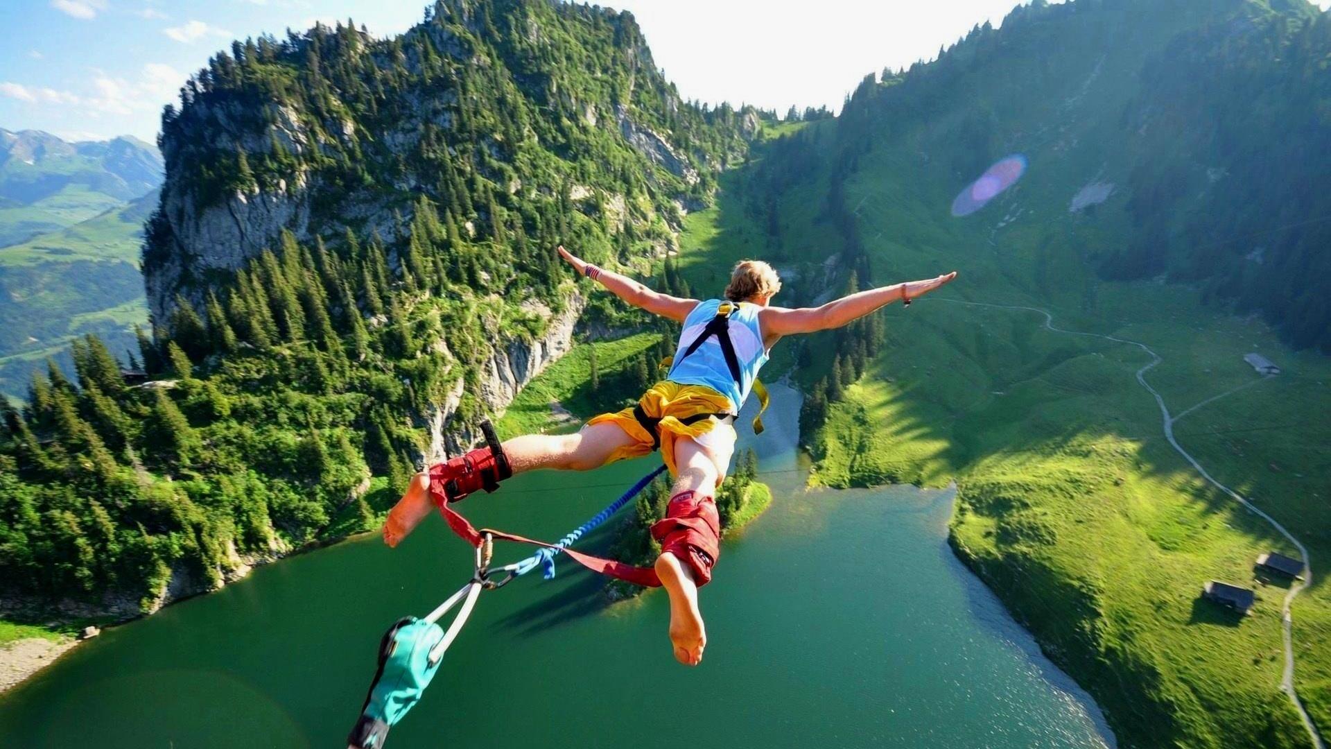 1920x1080 Bungee jump Extreme wallpaper for Android