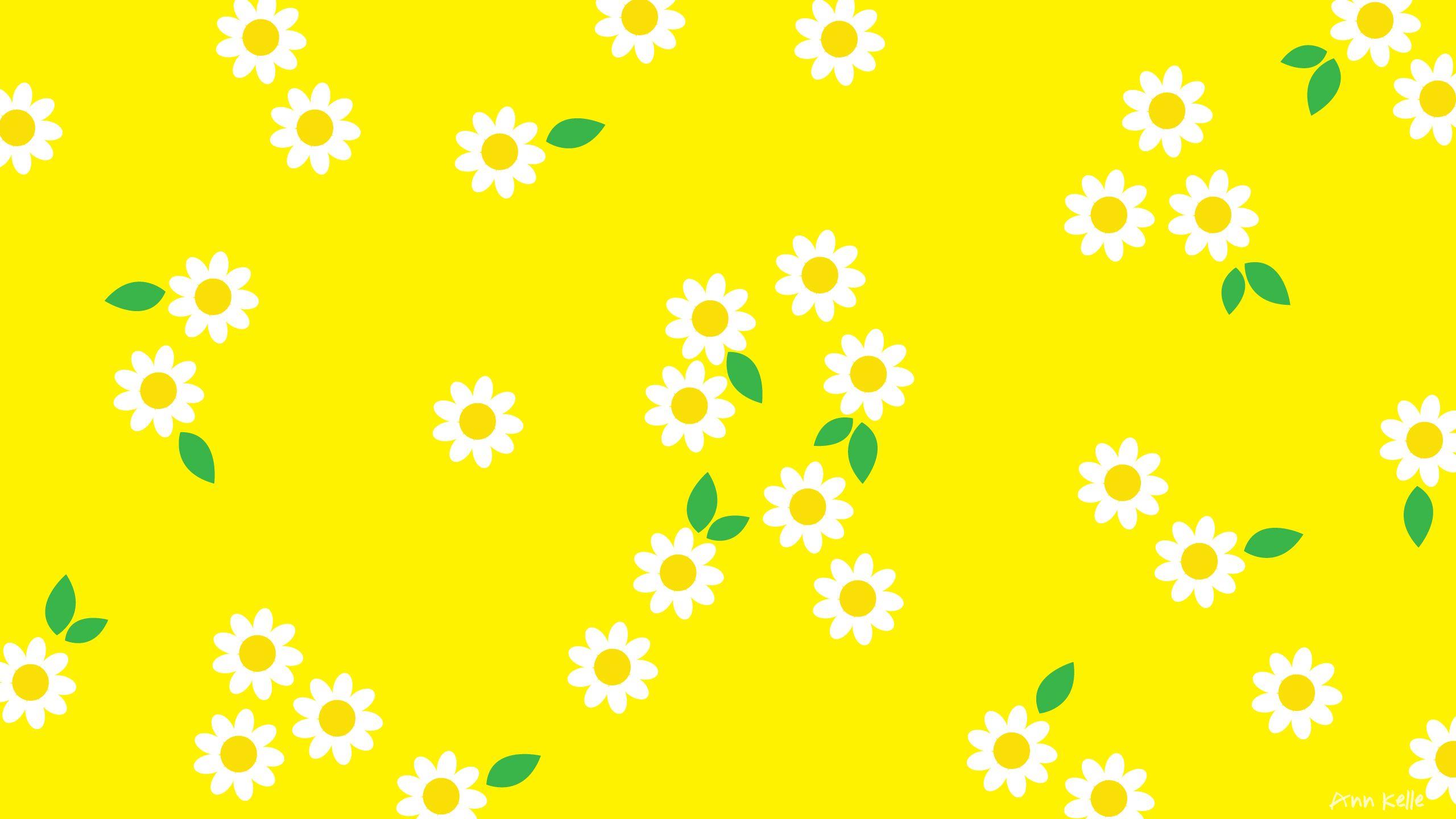 2560x1440 Yellow Aesthetic Wallpaper Desktop