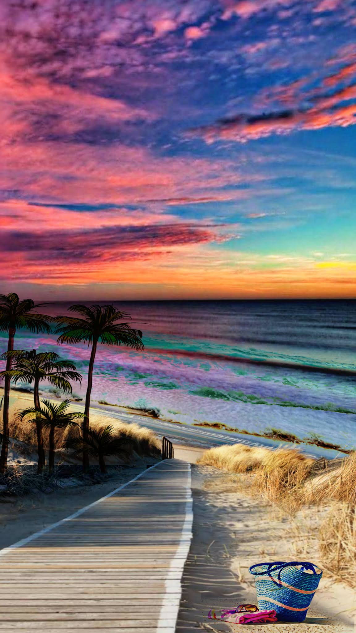 1152x2048 Tropical Beach wallpaper Mobile Walls