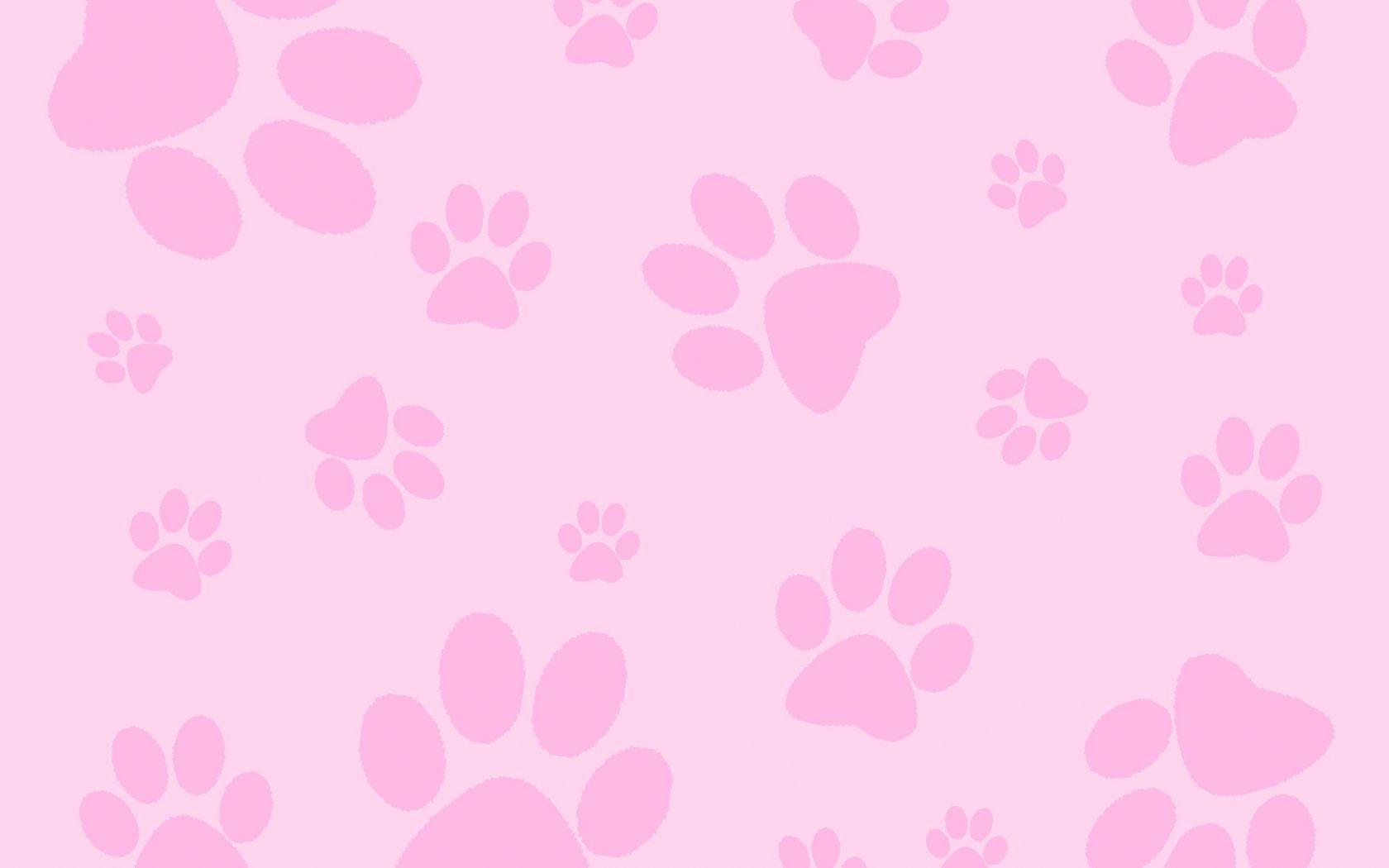 1680x1050 Free download Pink Dog Paw Background Pink [1752x1378]