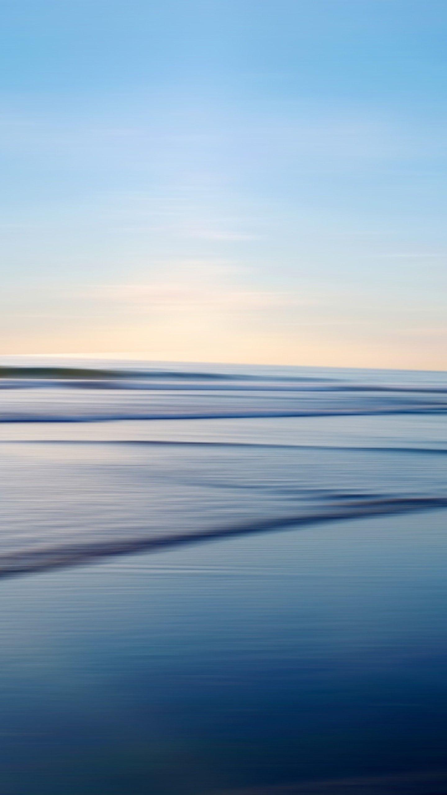 1440x2560 Wallpaper Beach, Horizon, Long exposure, Morning, HD, Nature