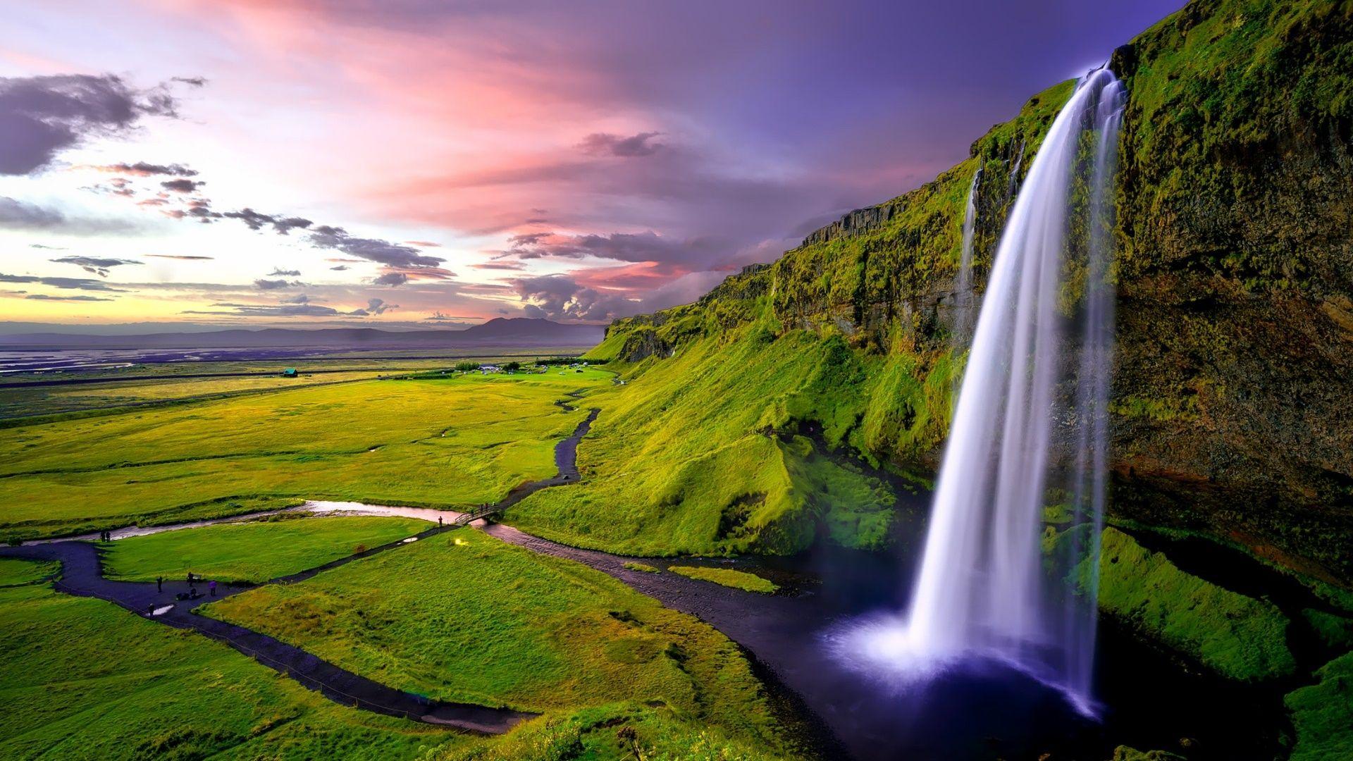 1920x1080 Seljalandsfoss (Iceland) Wallpaper. Wallpaper Studio 10