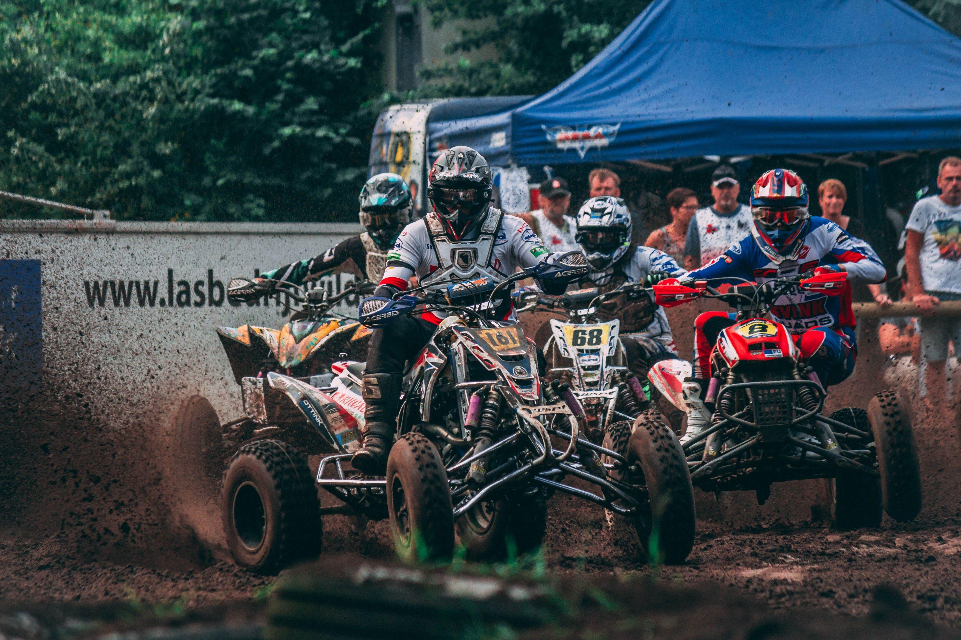 3840x2560 quadracing racing mud and quadbike HD 4k wallpaper and background