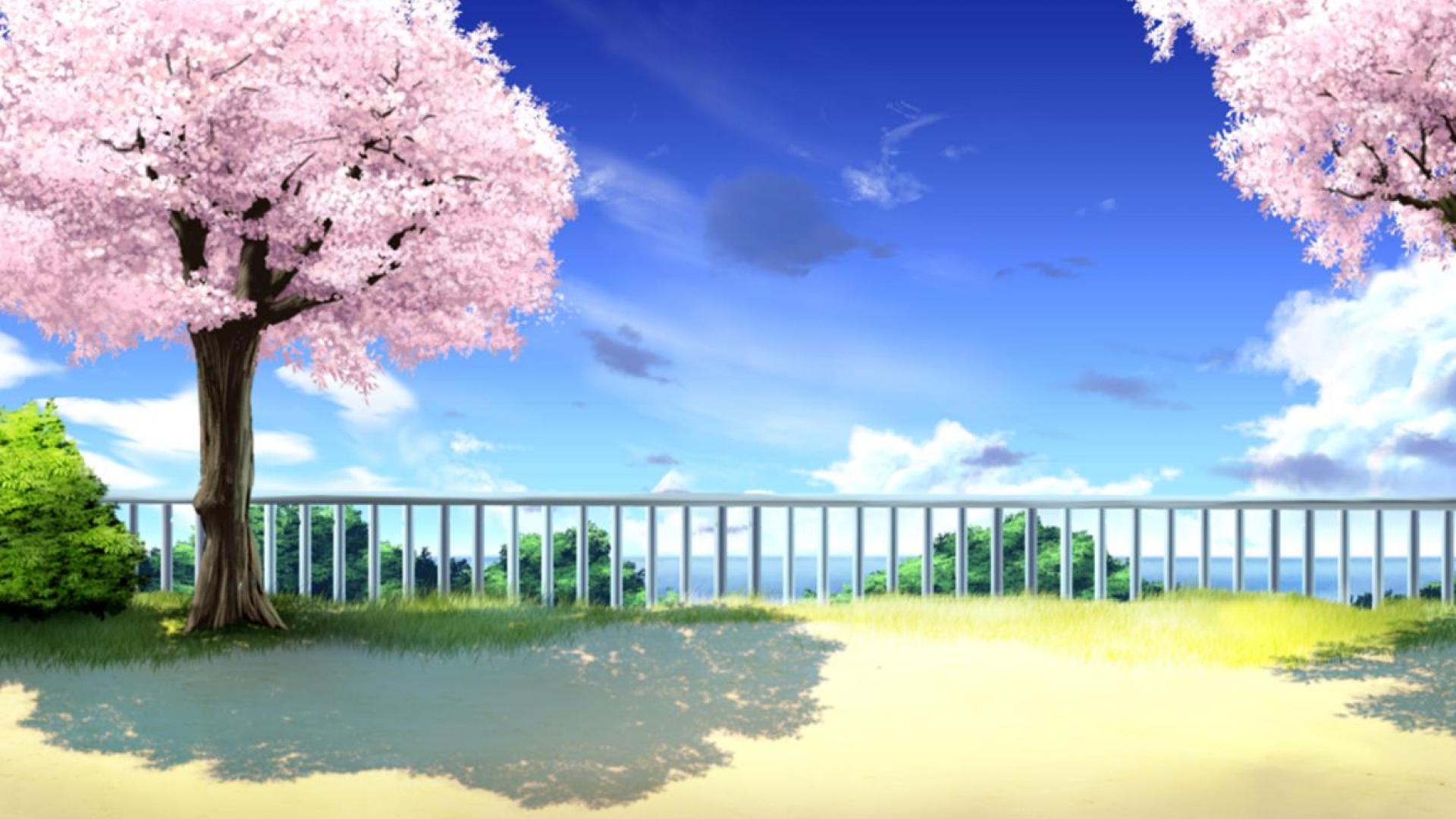 pretty anime scenery wallpaper