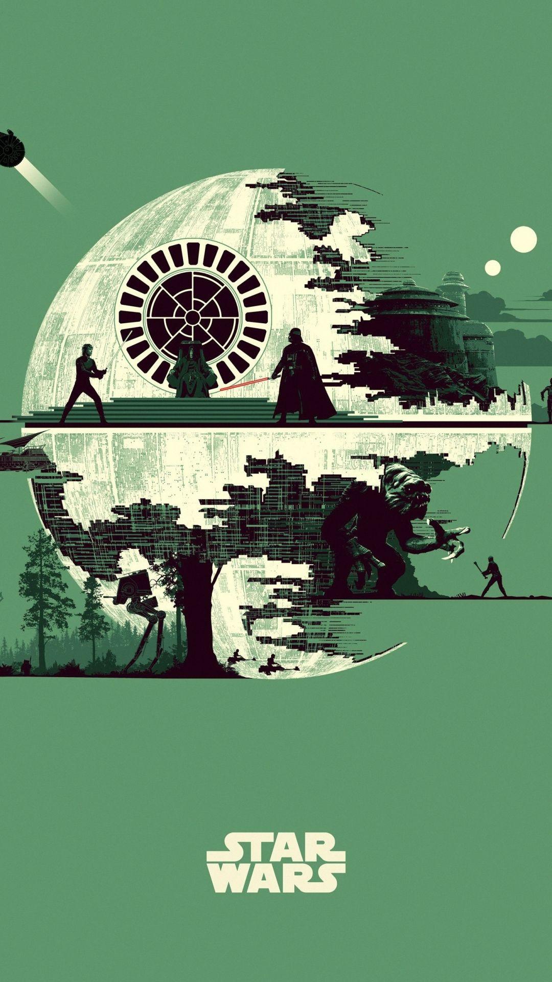1080x1920 Star Wars Skywalker Saga Minimal iPhone 6s, 6 Plus