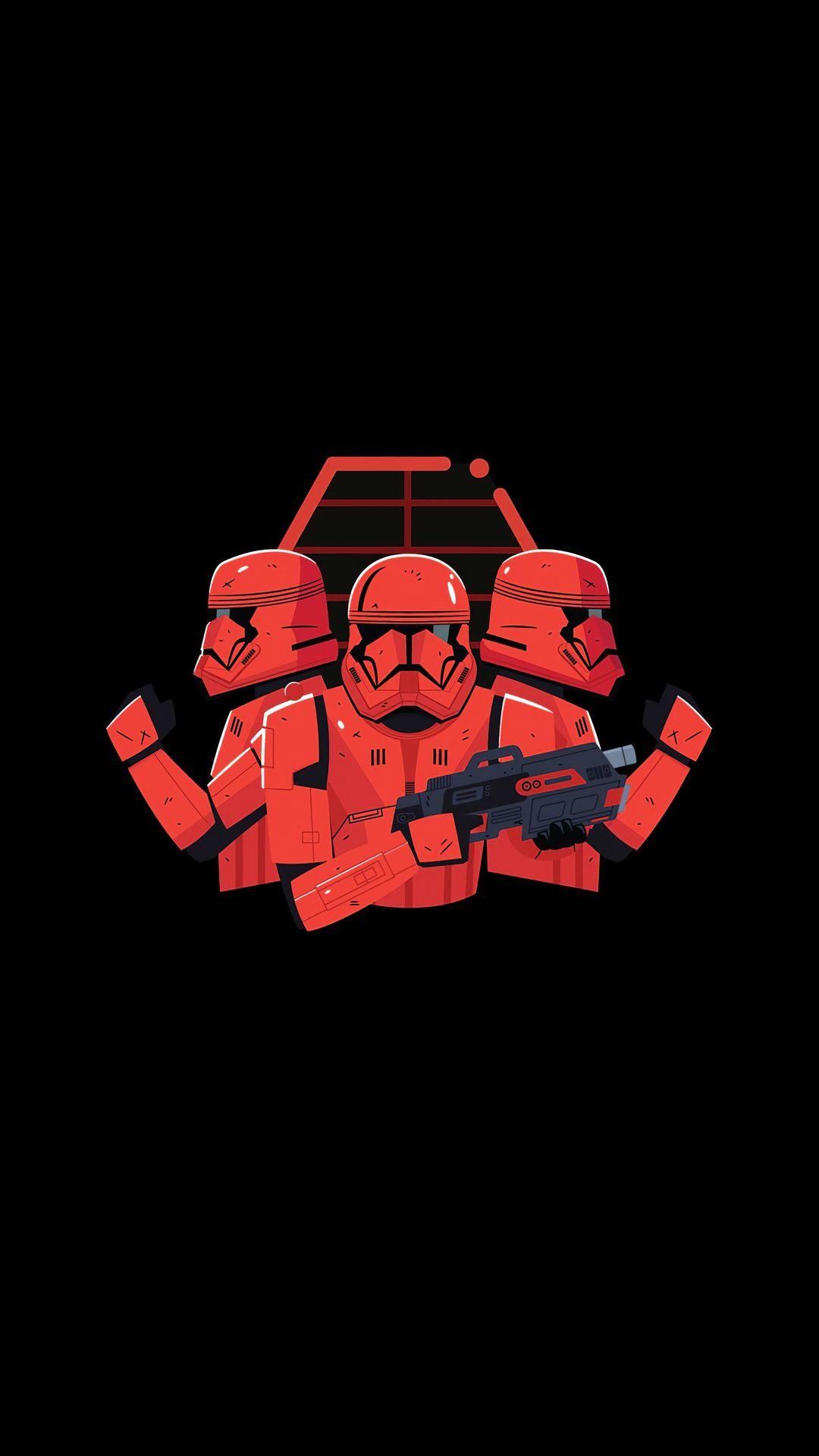 1080x1920 Star Wars Stormtrooper Minimal Art iPhone 6s, 6 Plus