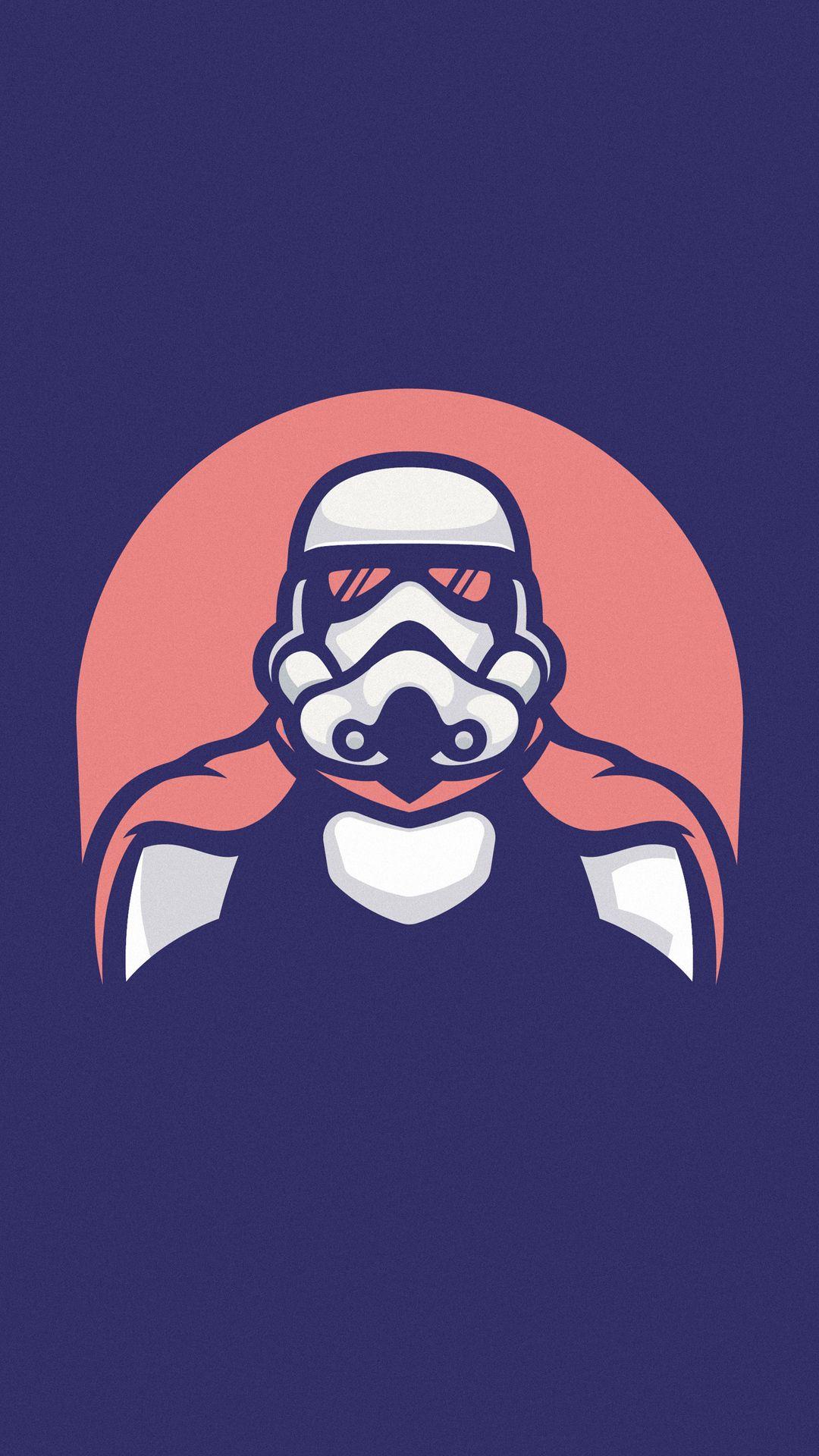 1080x1920 Star Wars Minimalist 4k iPhone 6s, 6 Plus, Pixel xl