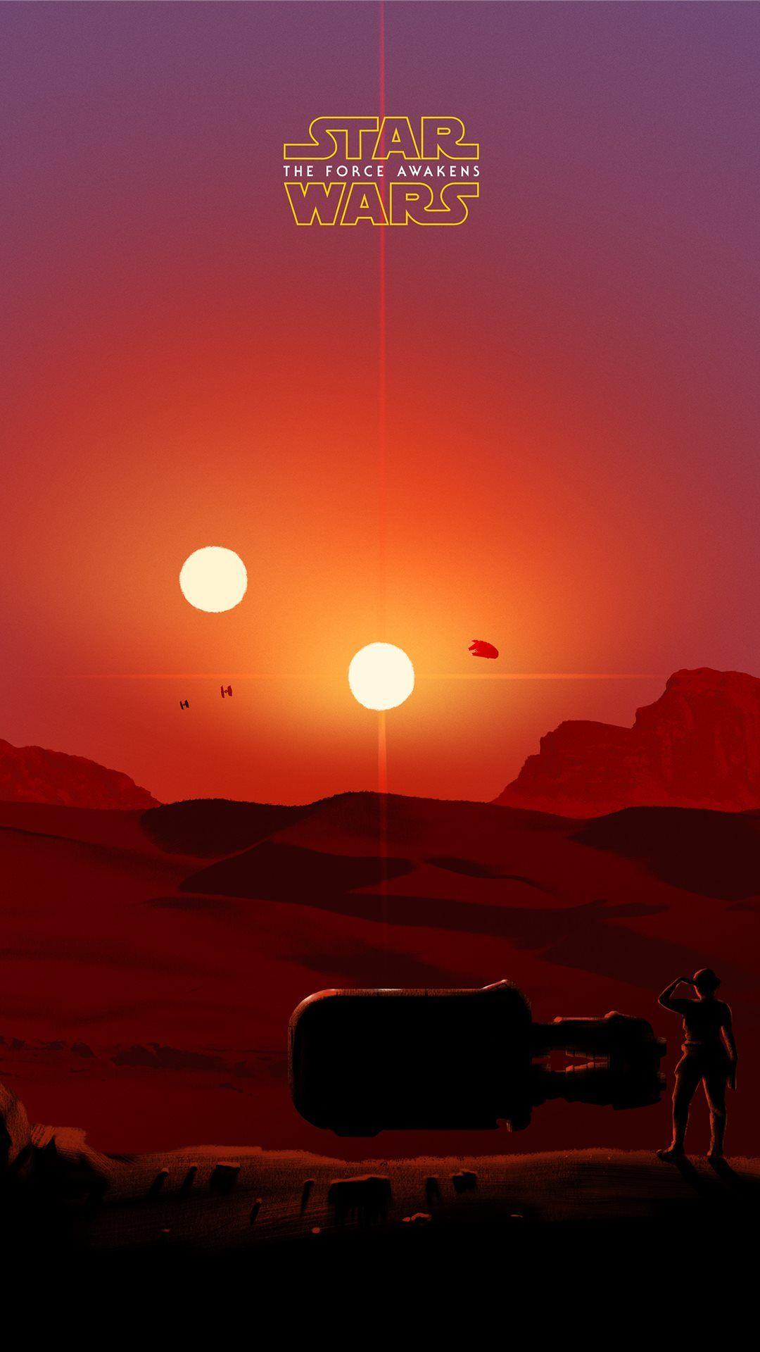 1080x1920 Best minimalist star wars iPhone 8 Wallpaper HD