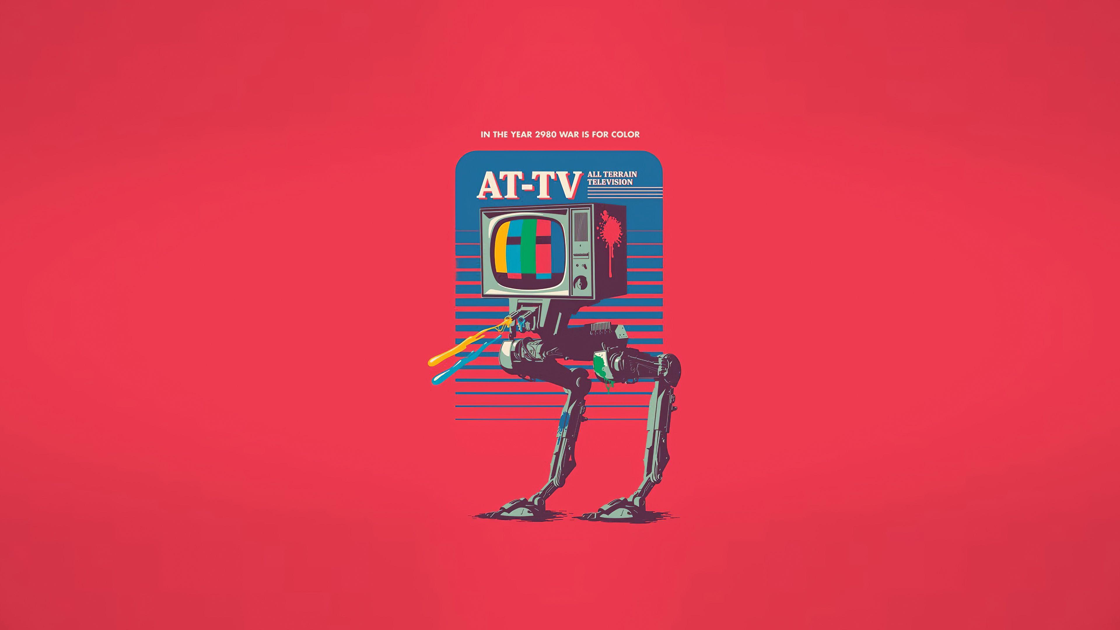 3840x2160 Star Wars At Tv Minimalist 4k, HD Artist, 4k Wallpaper, Image