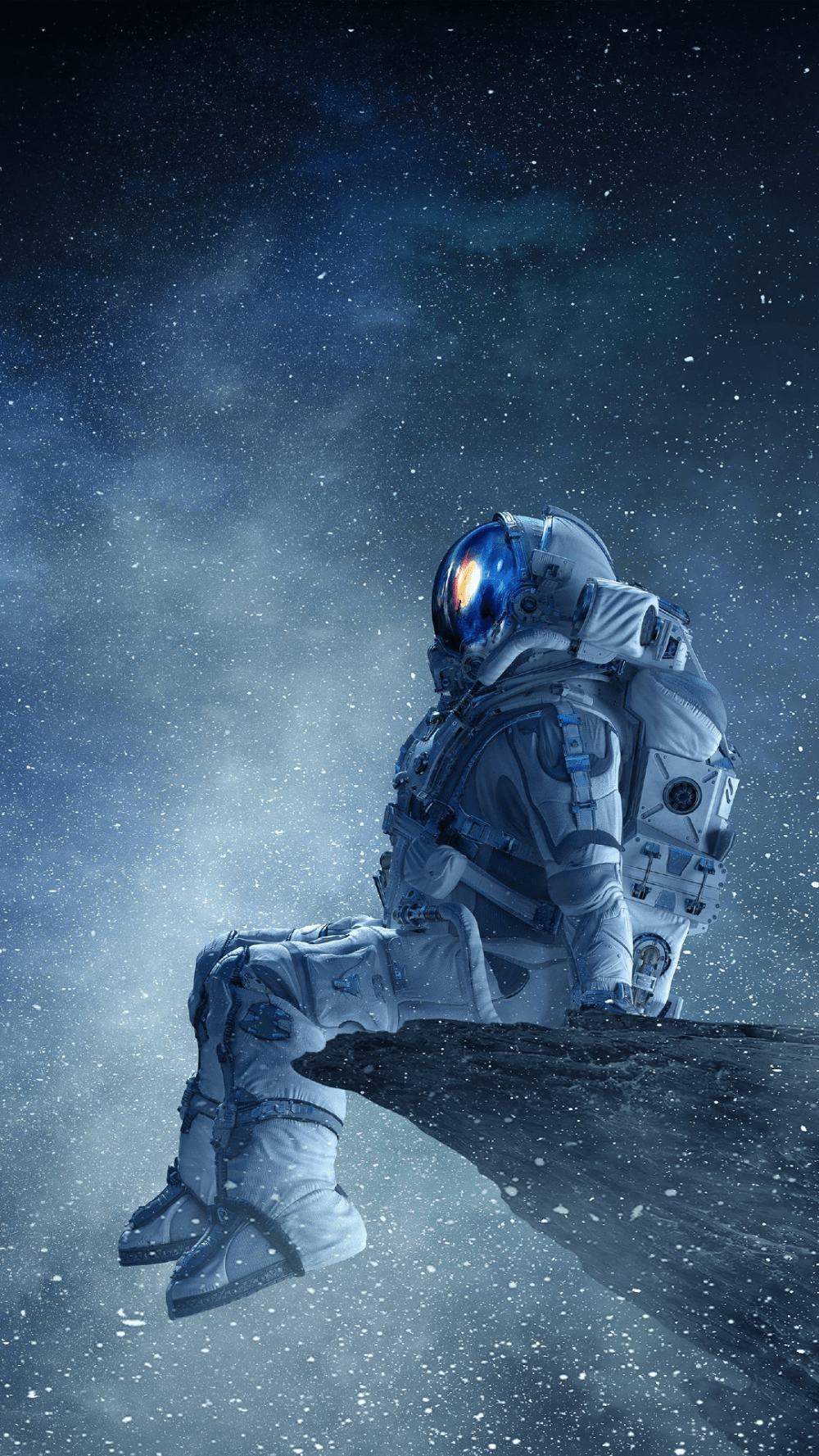 1000x1777 Phone astronaut space star vision. Space artwork