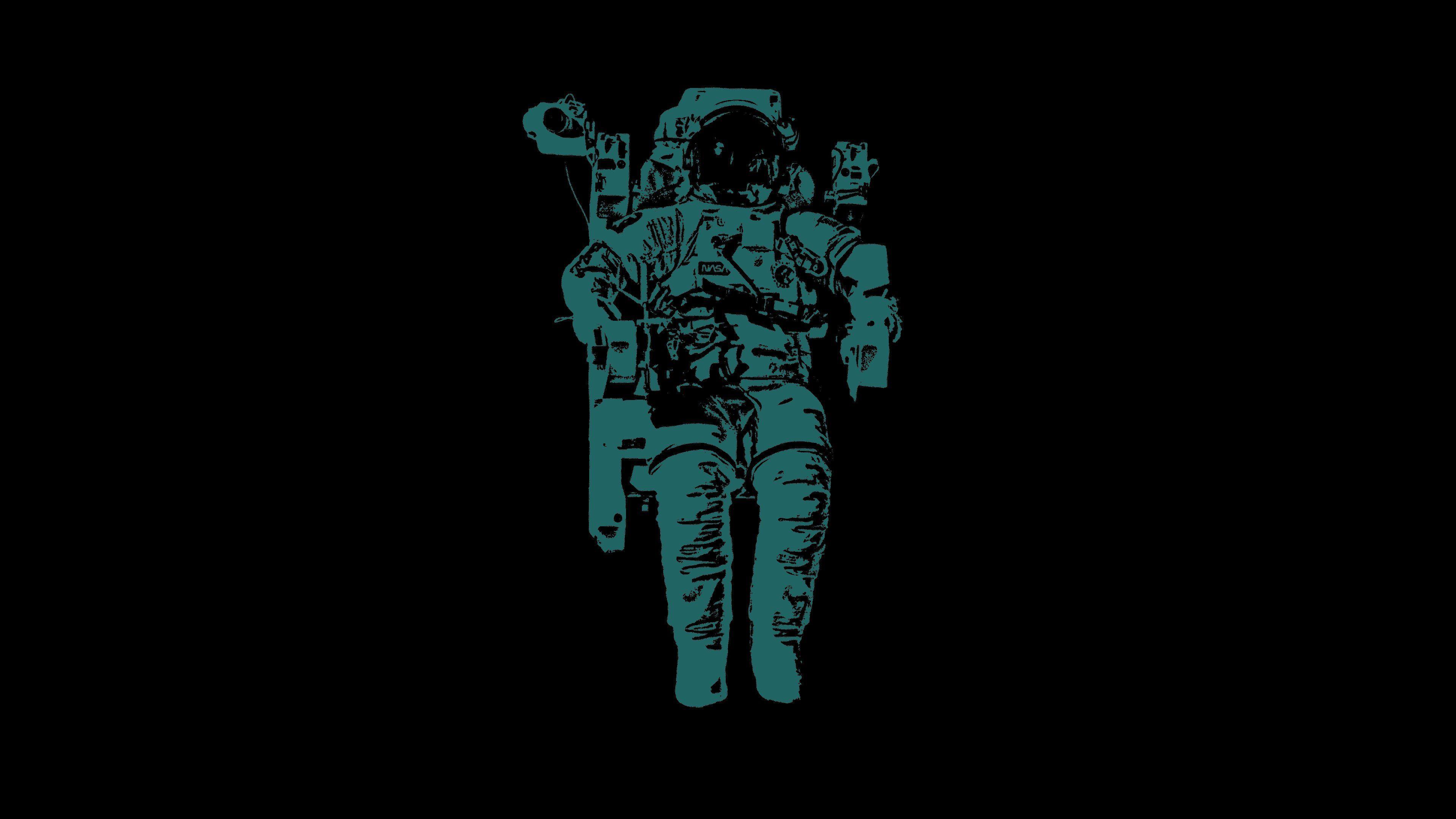 3840x2160 Astronaut Wallpaper. Lonely Astronaut