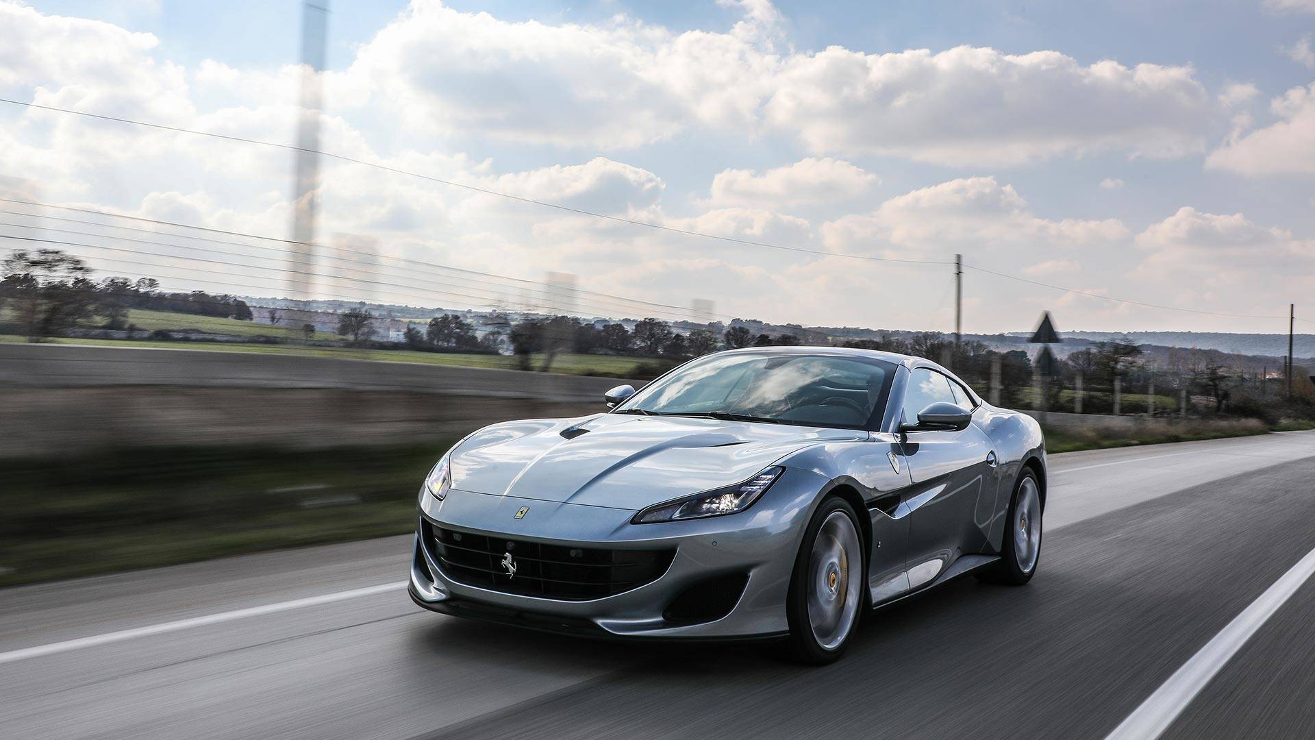 1920x1080 Ferrari Portofino Front Three Quarter Wallpaper 43