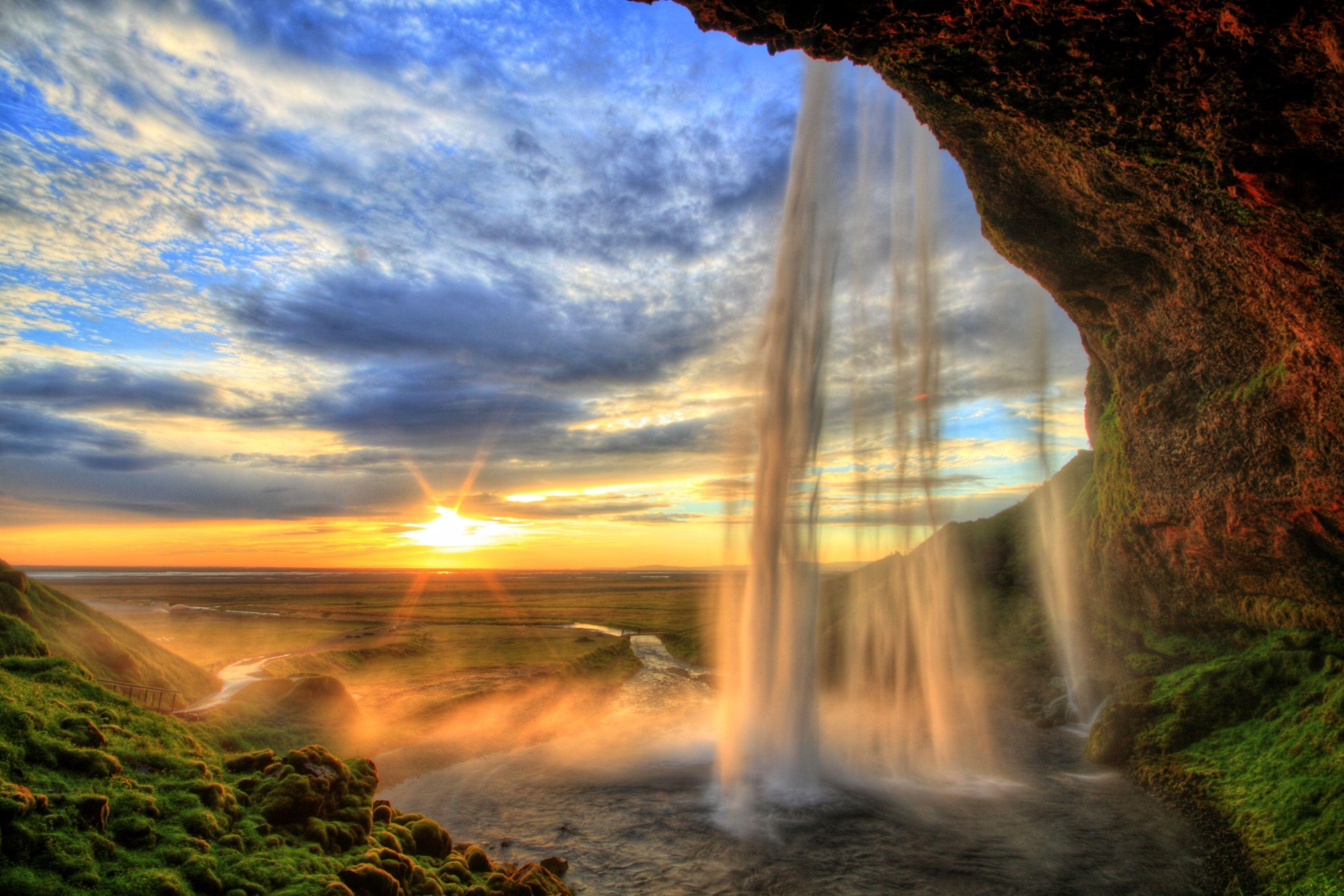 3635x2423 seljalandsfoss : image, wall, pic 5760x3840