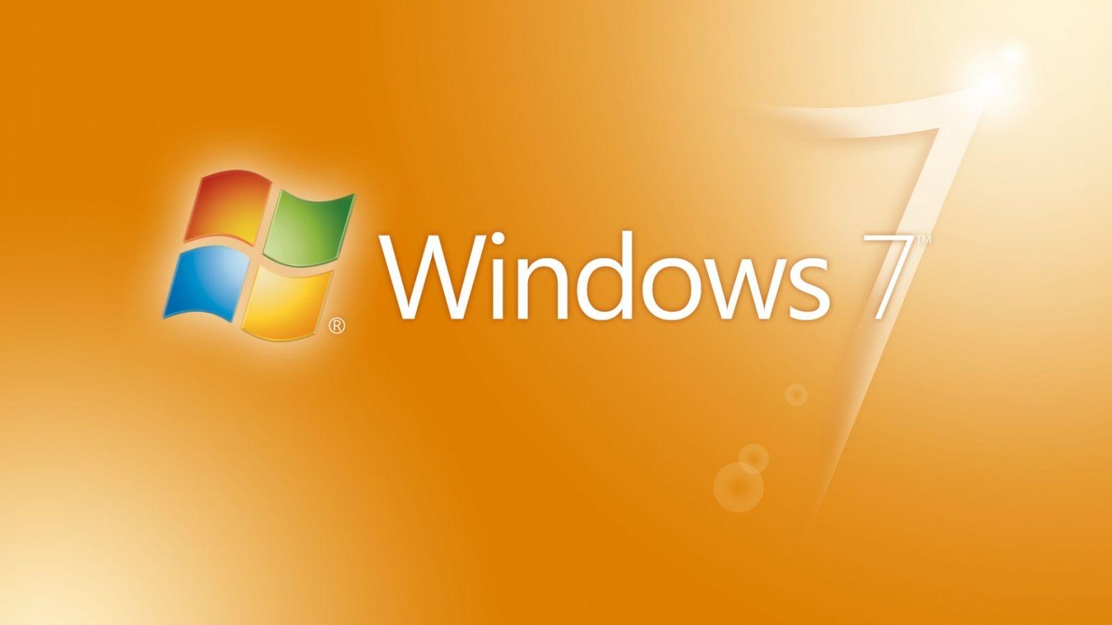 1600x900 Free download windows 7 logo Orange wallpaper [1680x1050]