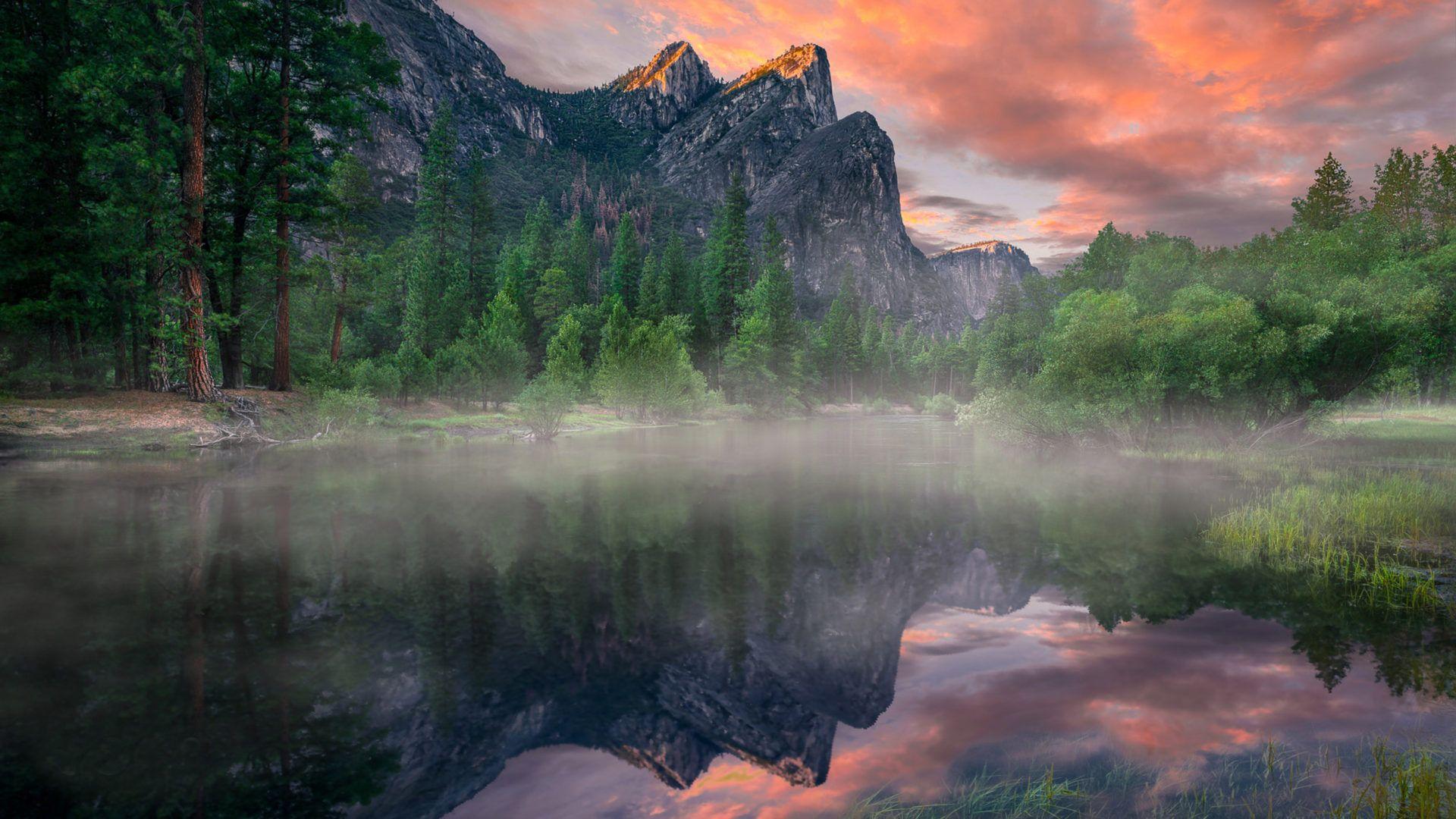 1920x1080 Yosemite Valley Yosemite National Park U.s.three Brothers At