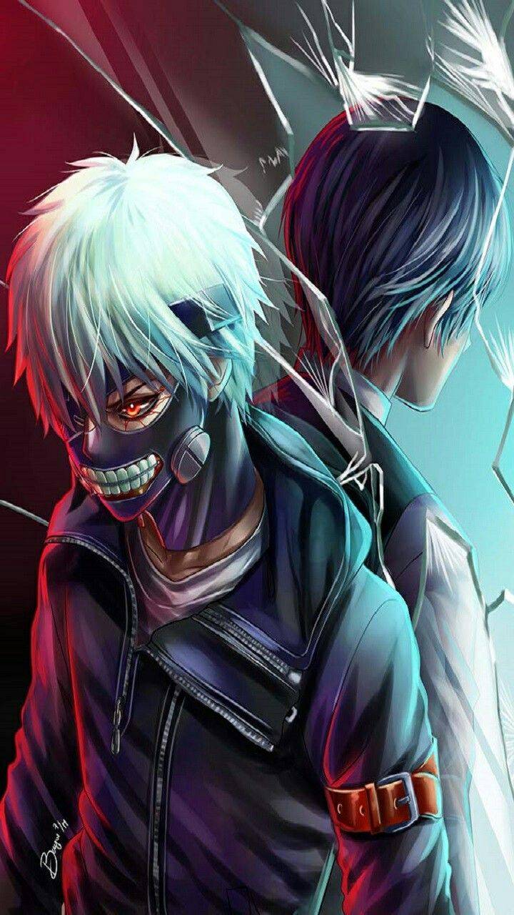 720x1280 kaneki mirror wallpaper