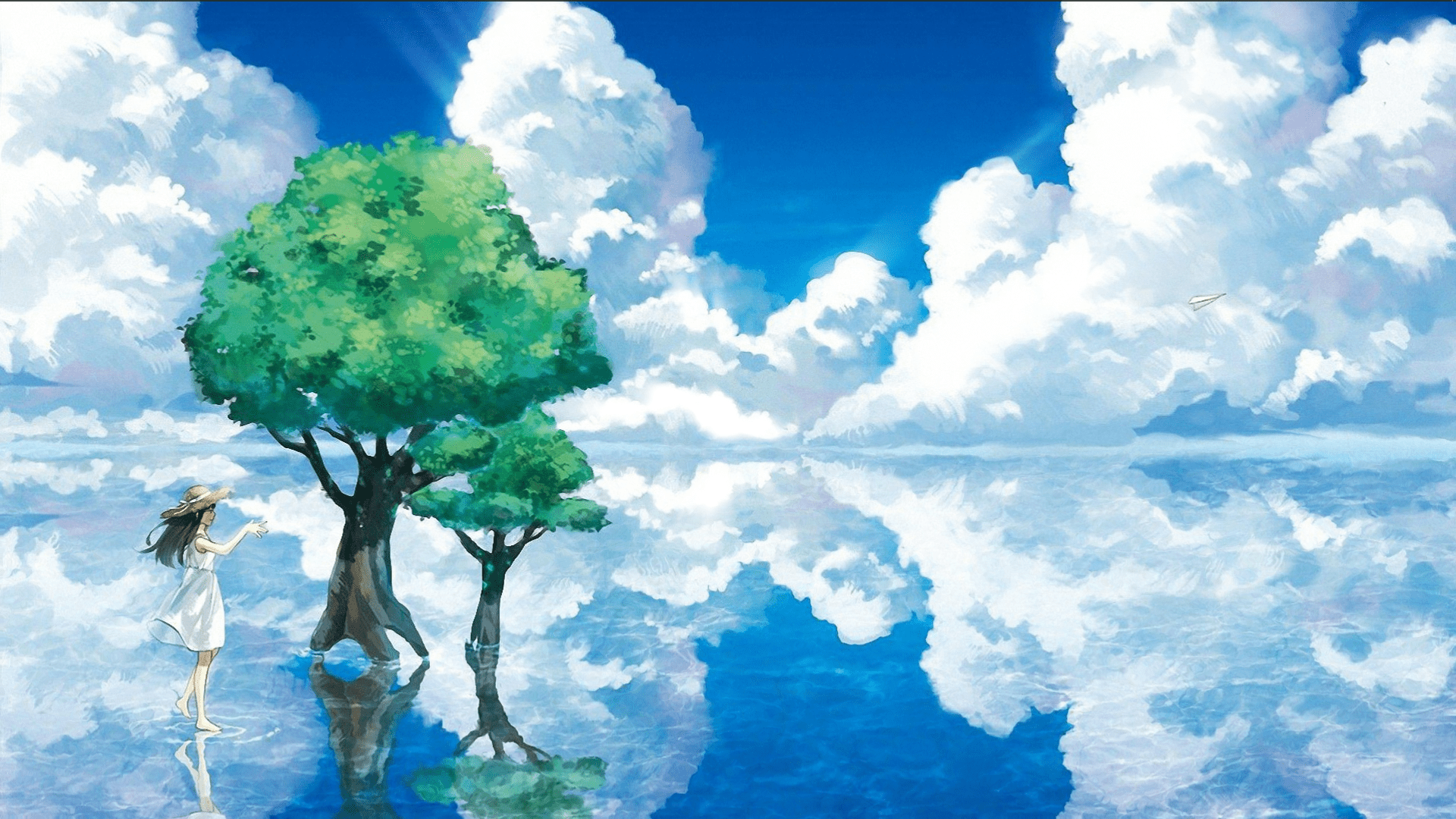 1920x1080 Sky high. Wallpaper engine by visilex. Anime wallpaper 1920x1080