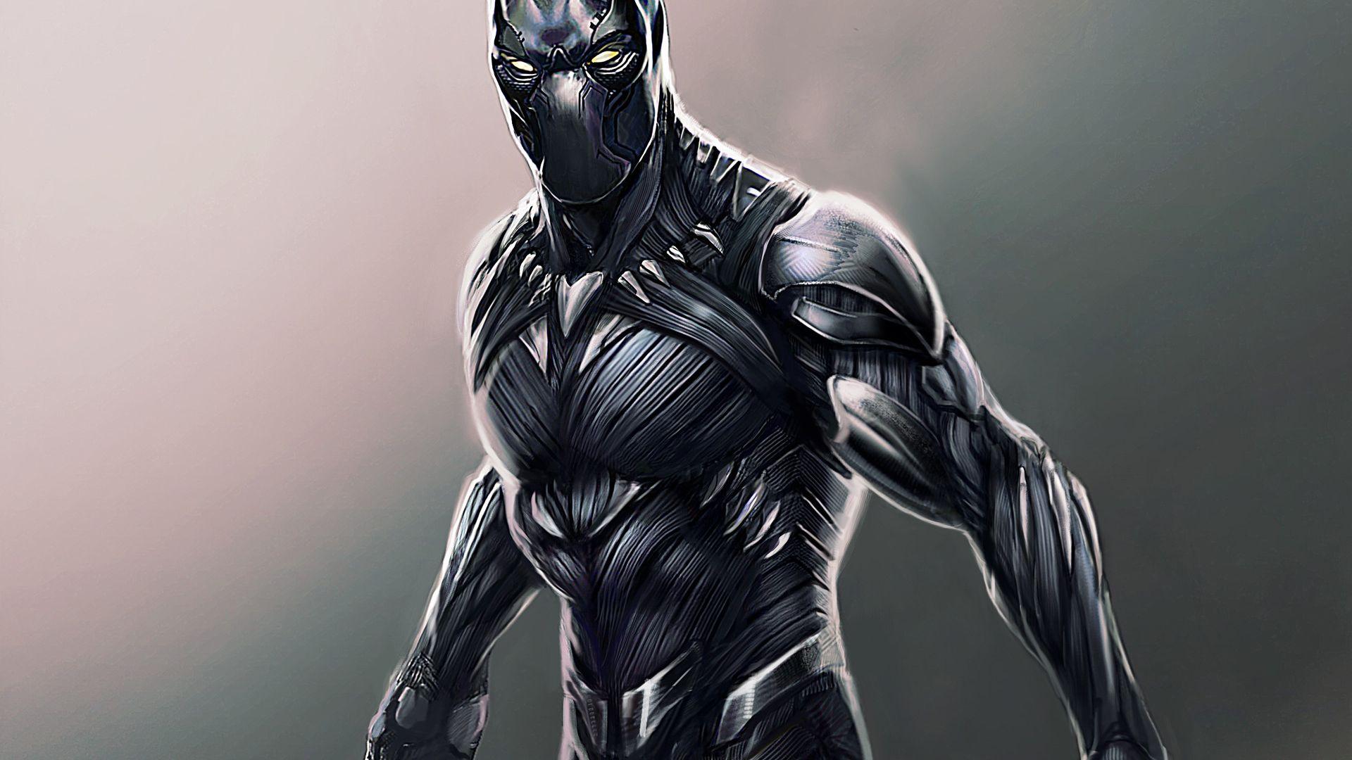 1920x1080 Black Panther Digital Artwork Laptop Full HD 1080P HD 4k