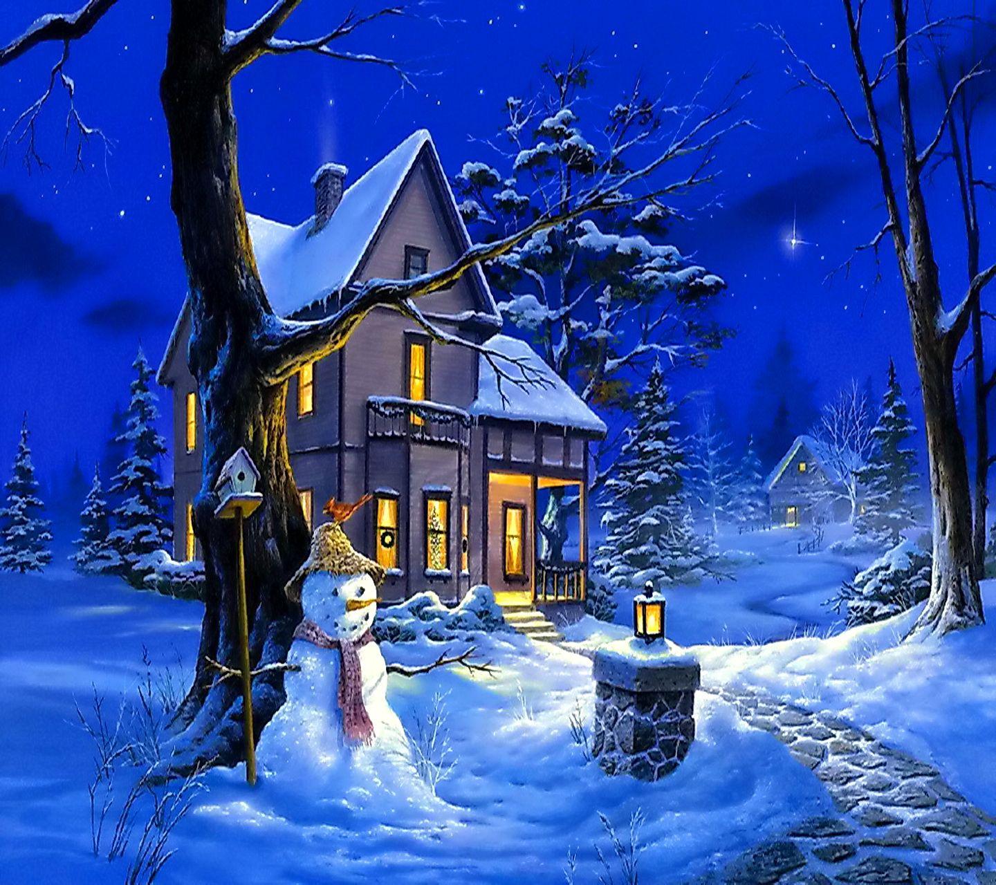 Christmas Night Wallpapers - Top Free Christmas Night Backgrounds ...