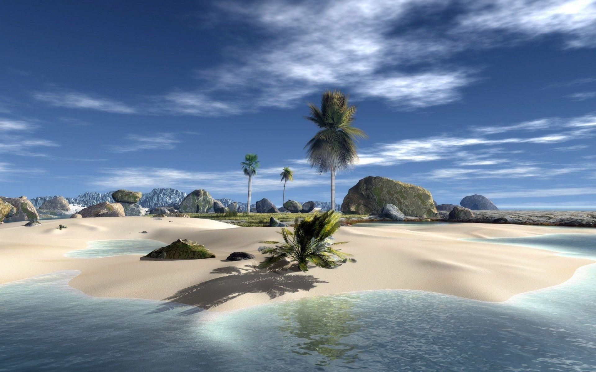 3D Island Wallpapers - Top Free 3D Island Backgrounds - WallpaperAccess