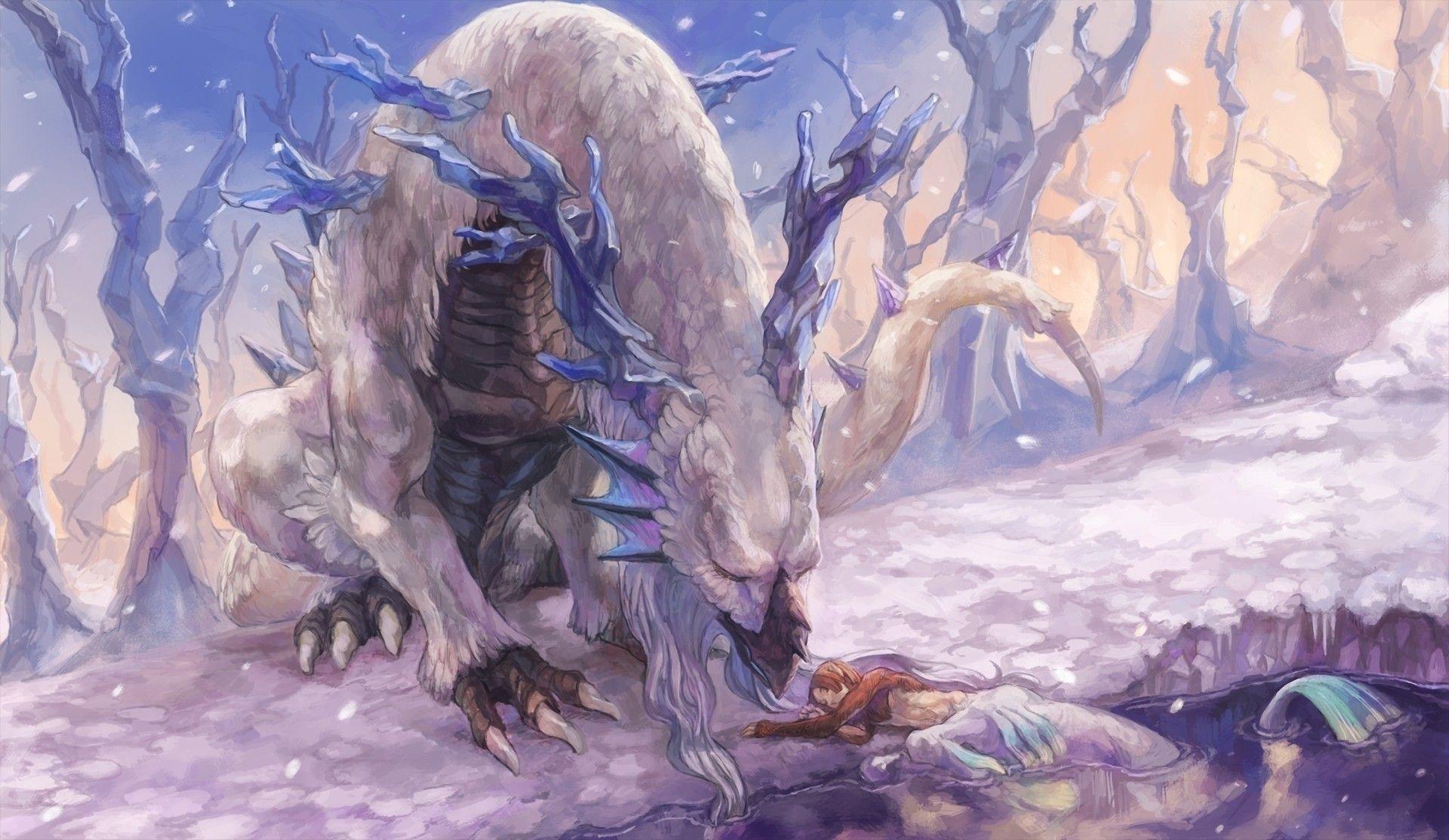1920x1113 Snow dragons wallpaperx1113