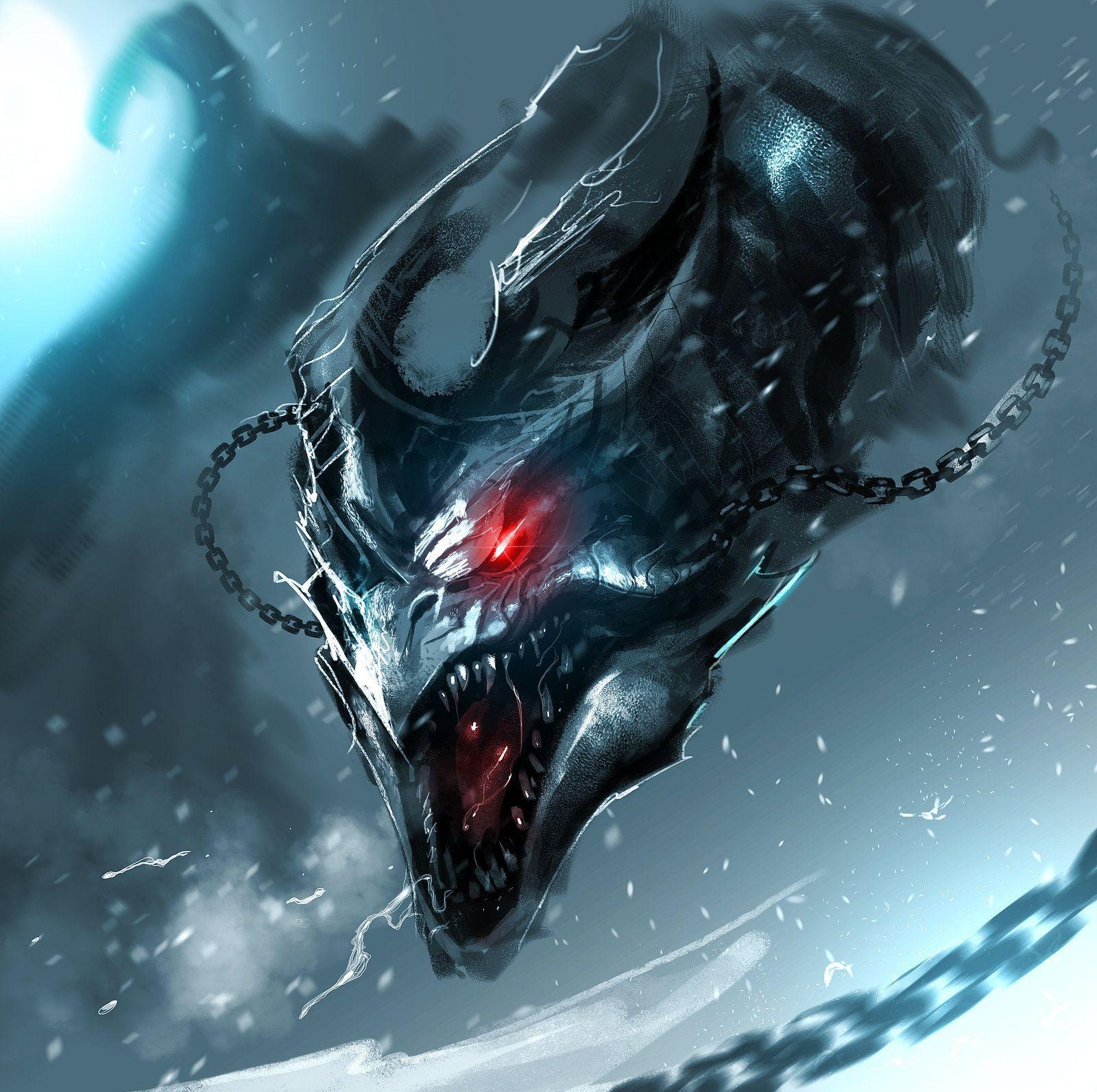 1600x1594 Ice Dragon Wallpaper 10231