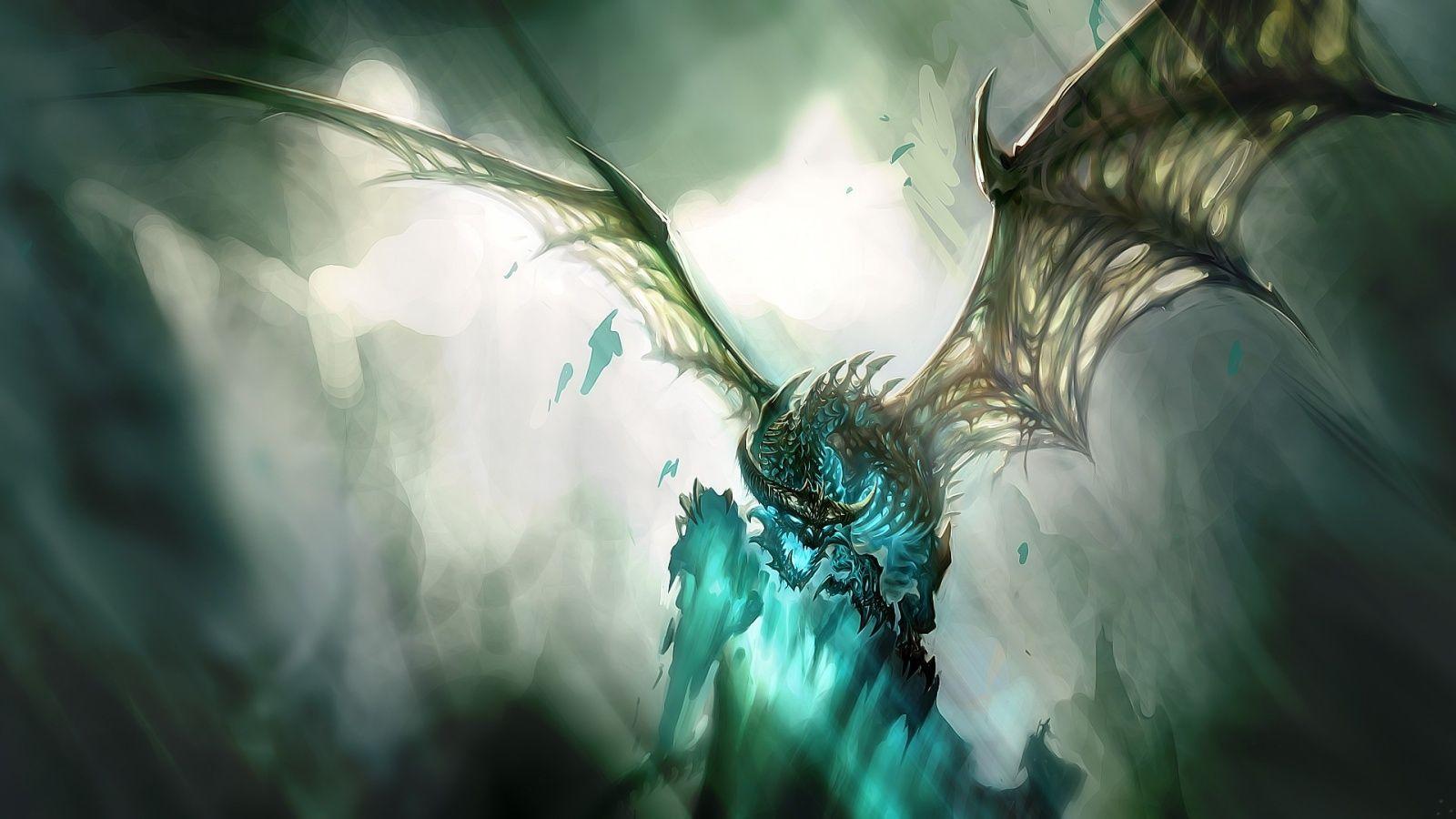 1600x900 Ice Dragon Wallpaper