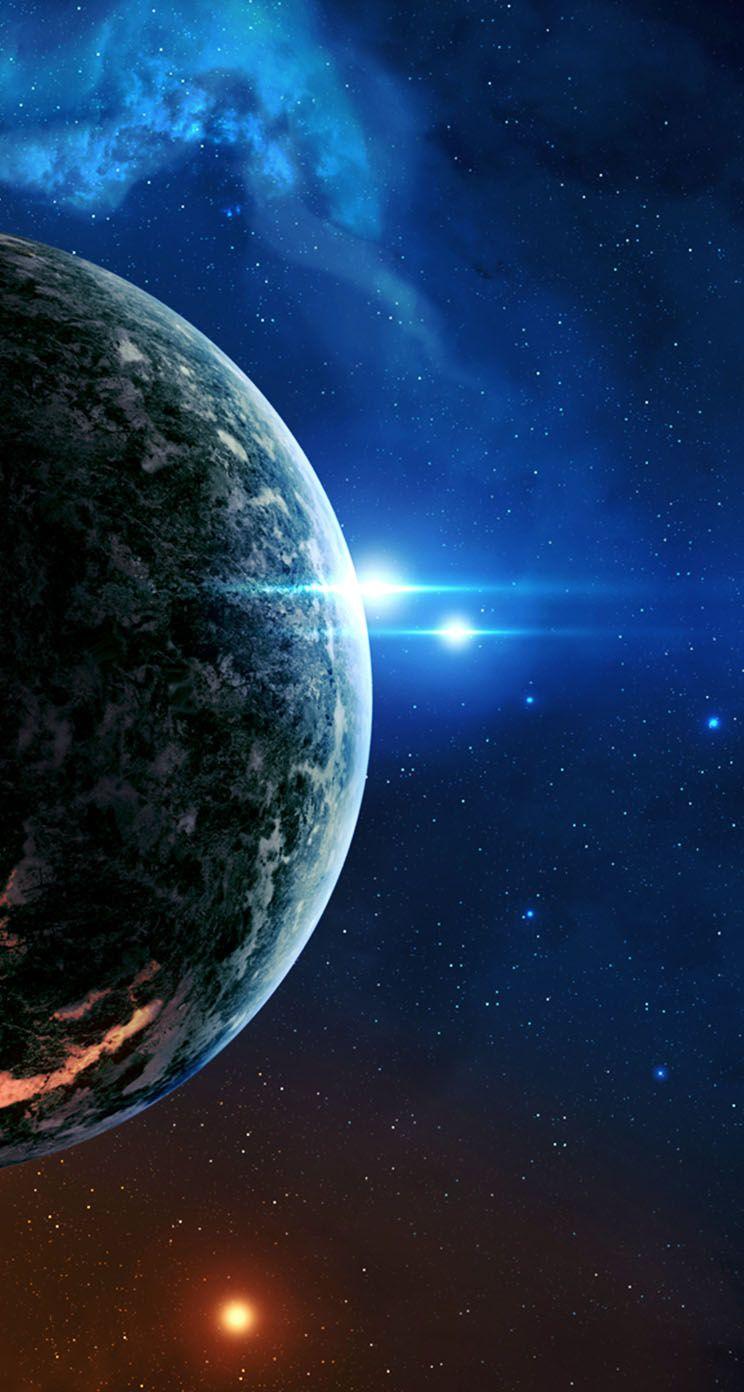 744x1392 The iPhone Wallpaper Yin Yang Planet