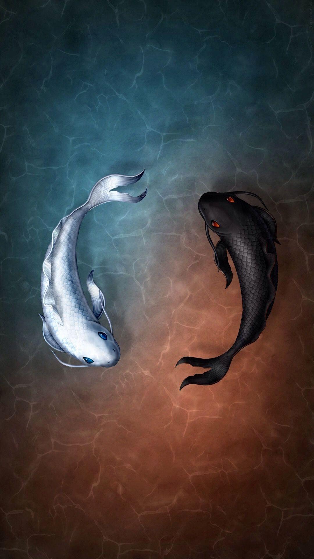 1080x1920 Lovely Yin Yang iPhone Wallpaper 2019