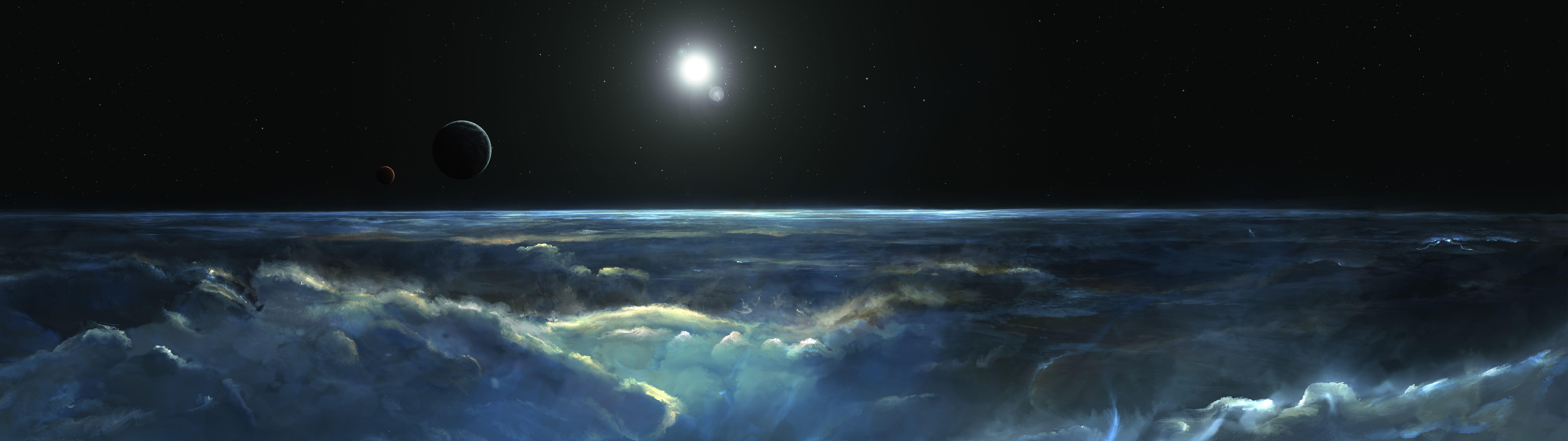 7680x2160 Dual Screen HD Wallpaper