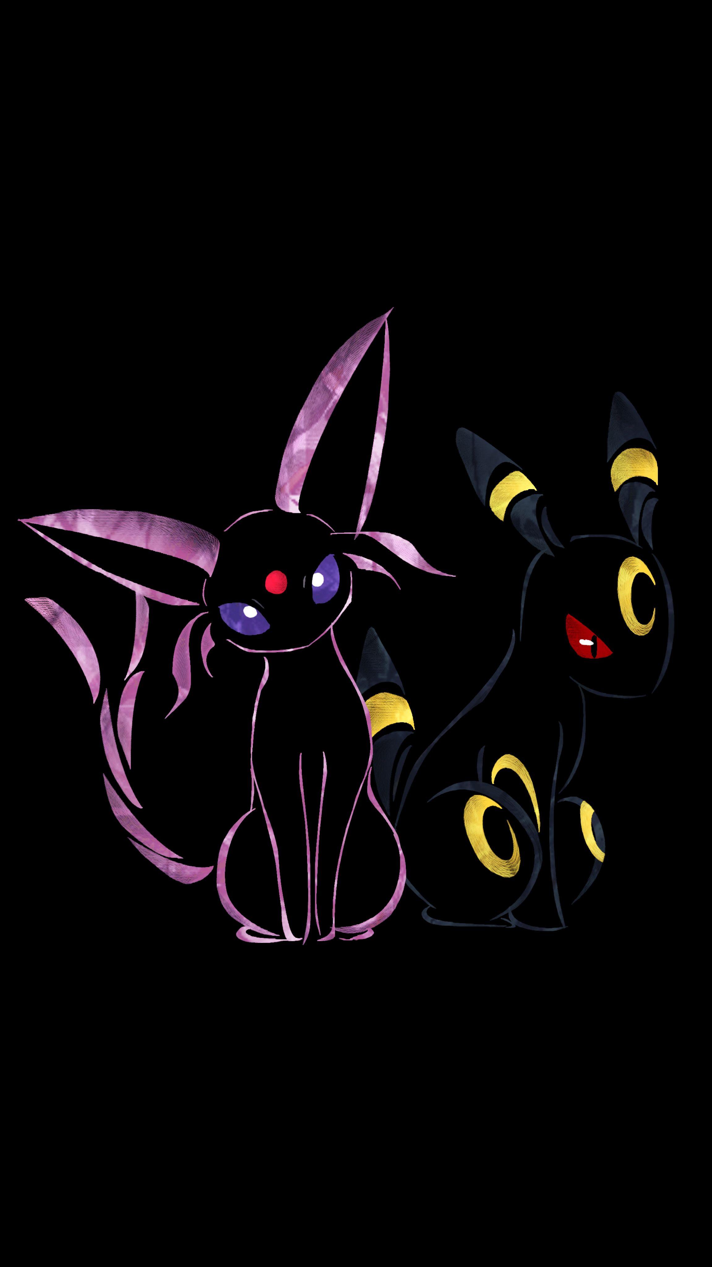 2302x4096 flowpaper, Espeon, Umbreon. Pokemon umbreon, Pokemon background