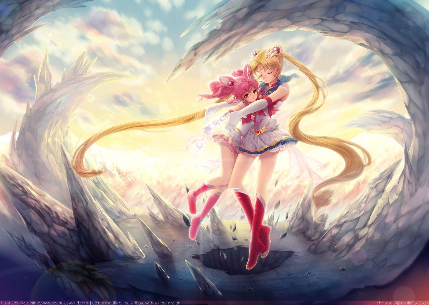 1456x1037 Chibiusa Kaze Hime Sailor Chibi Moon Sailor Moon Sailor Moon