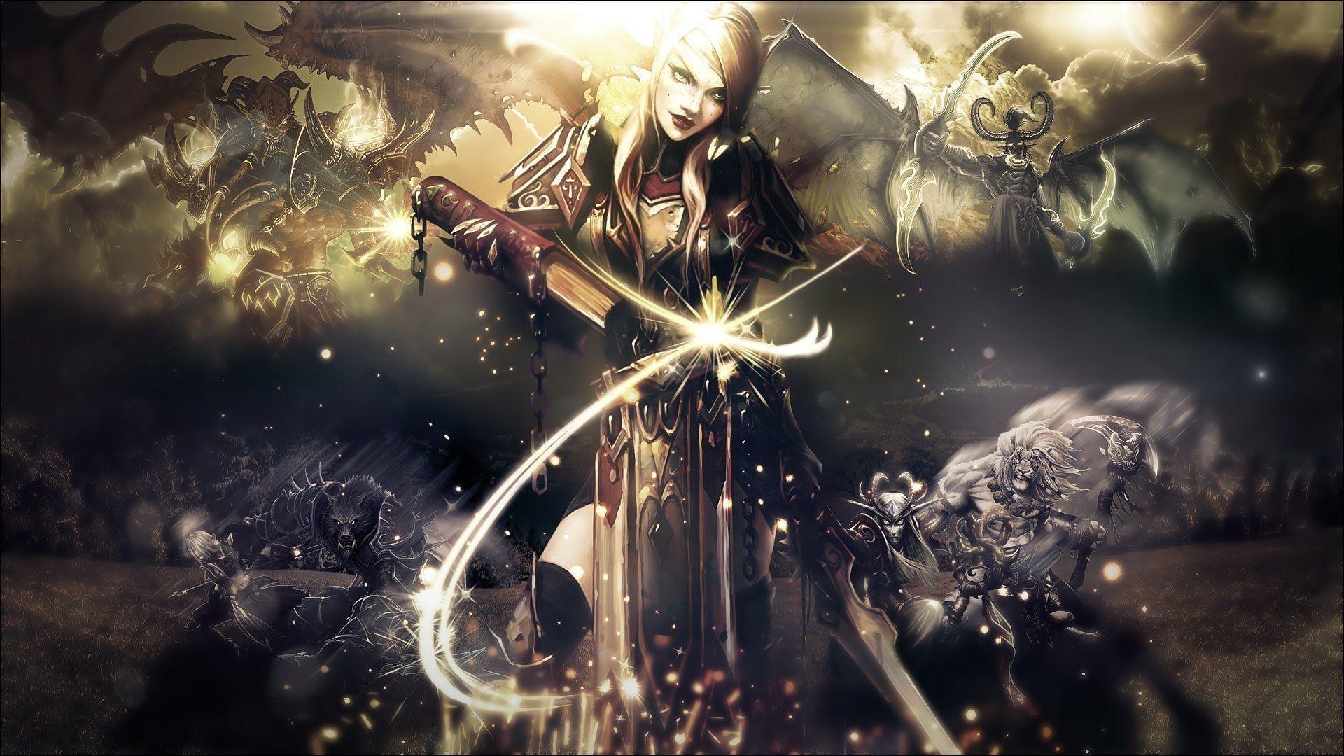 1920x1080 Holy Paladin Wallpaper