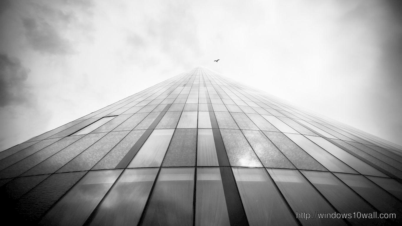 1366x768 Black And White Architecture Photography 1366x768 Wallpaper