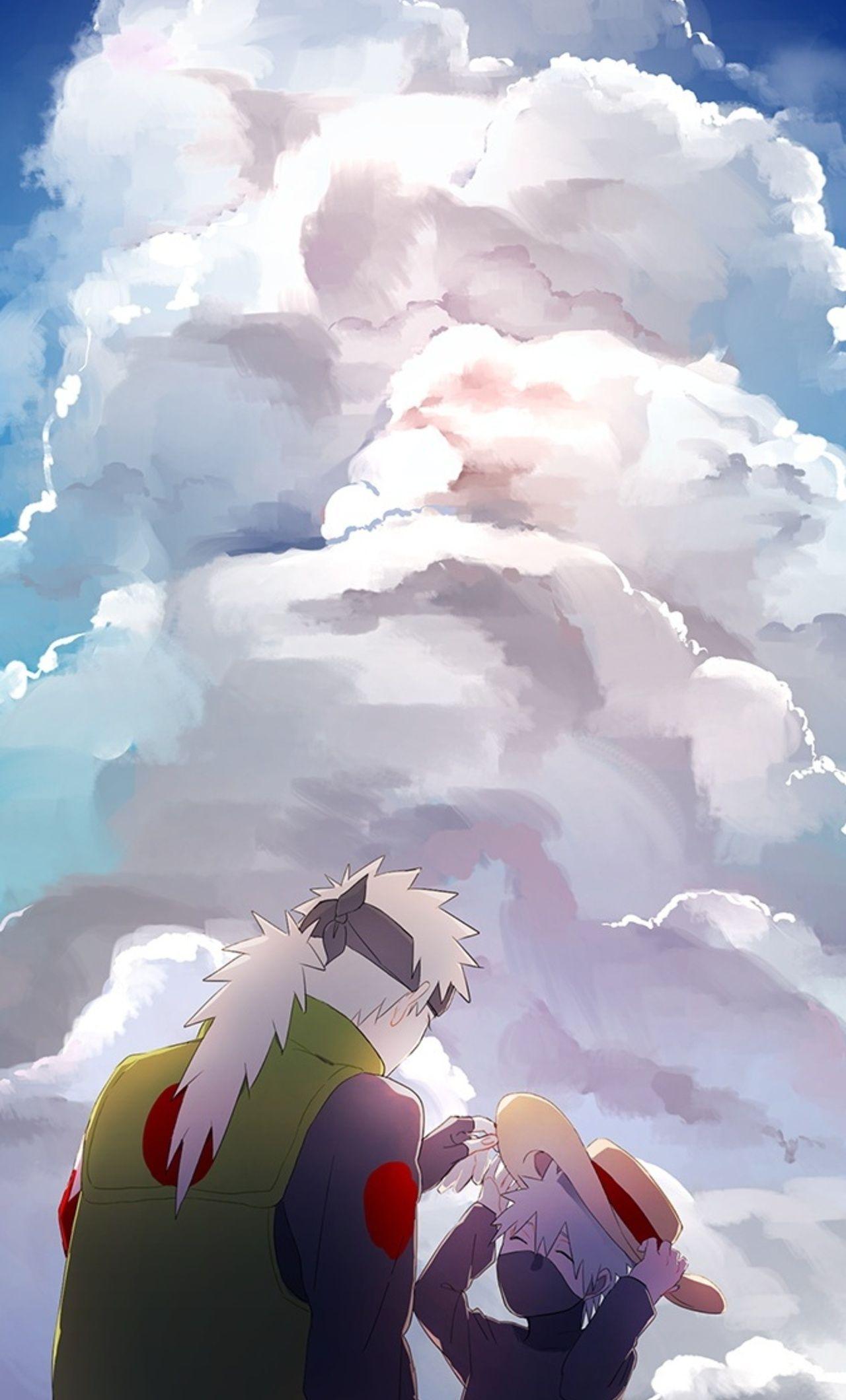 1280x2120 Obito Uchiha With Guru iPhone HD 4k Wallpaper