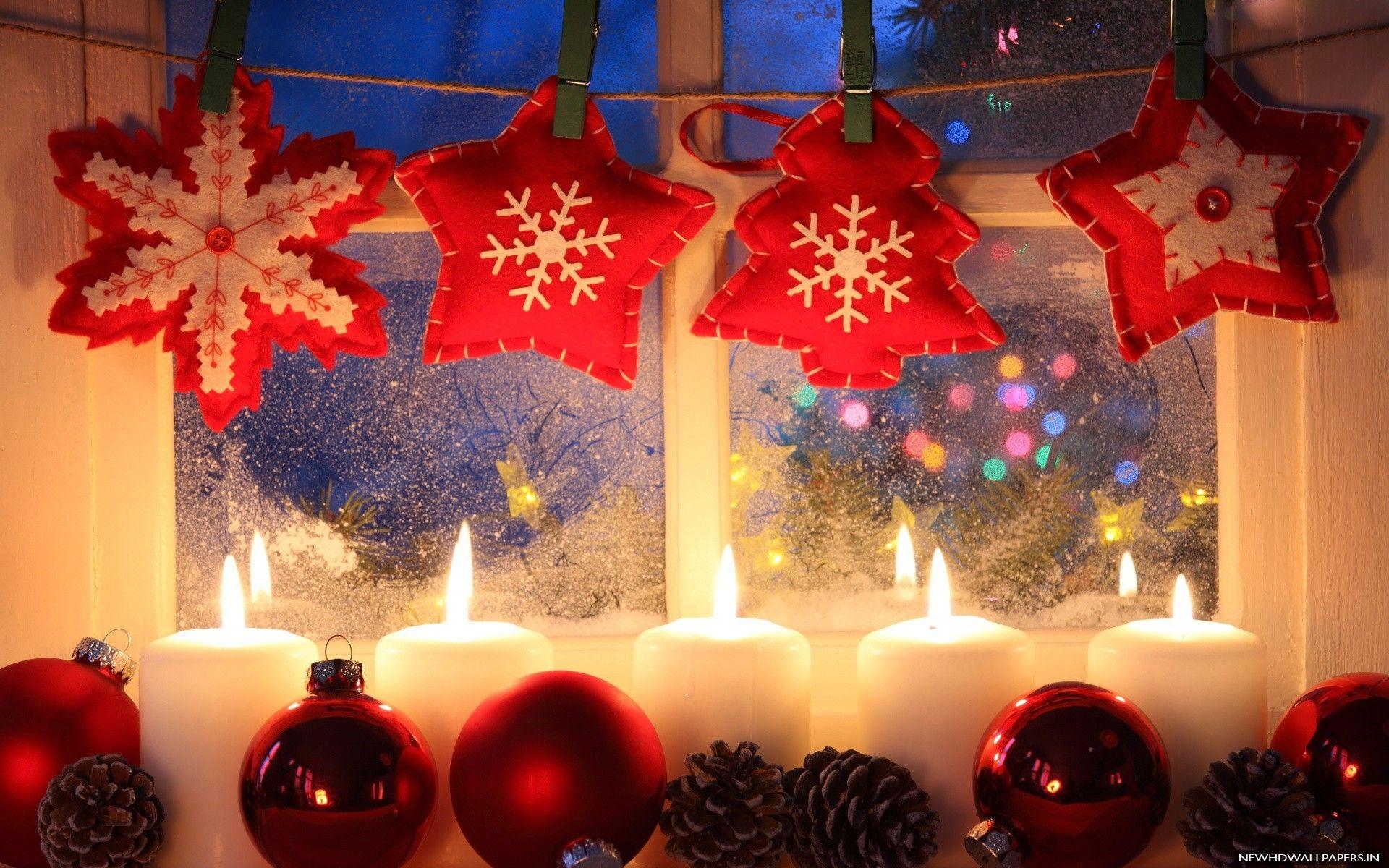 1920x1200 Merry Christmas Stars Night Wallpaper HD Wallpaper