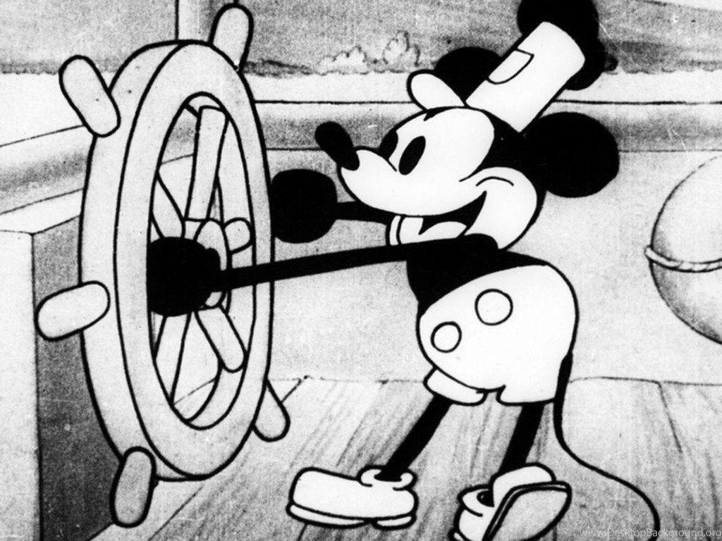 1024x768 My Free Wallpaper Cartoons Wallpaper : Classic Mickey Mouse